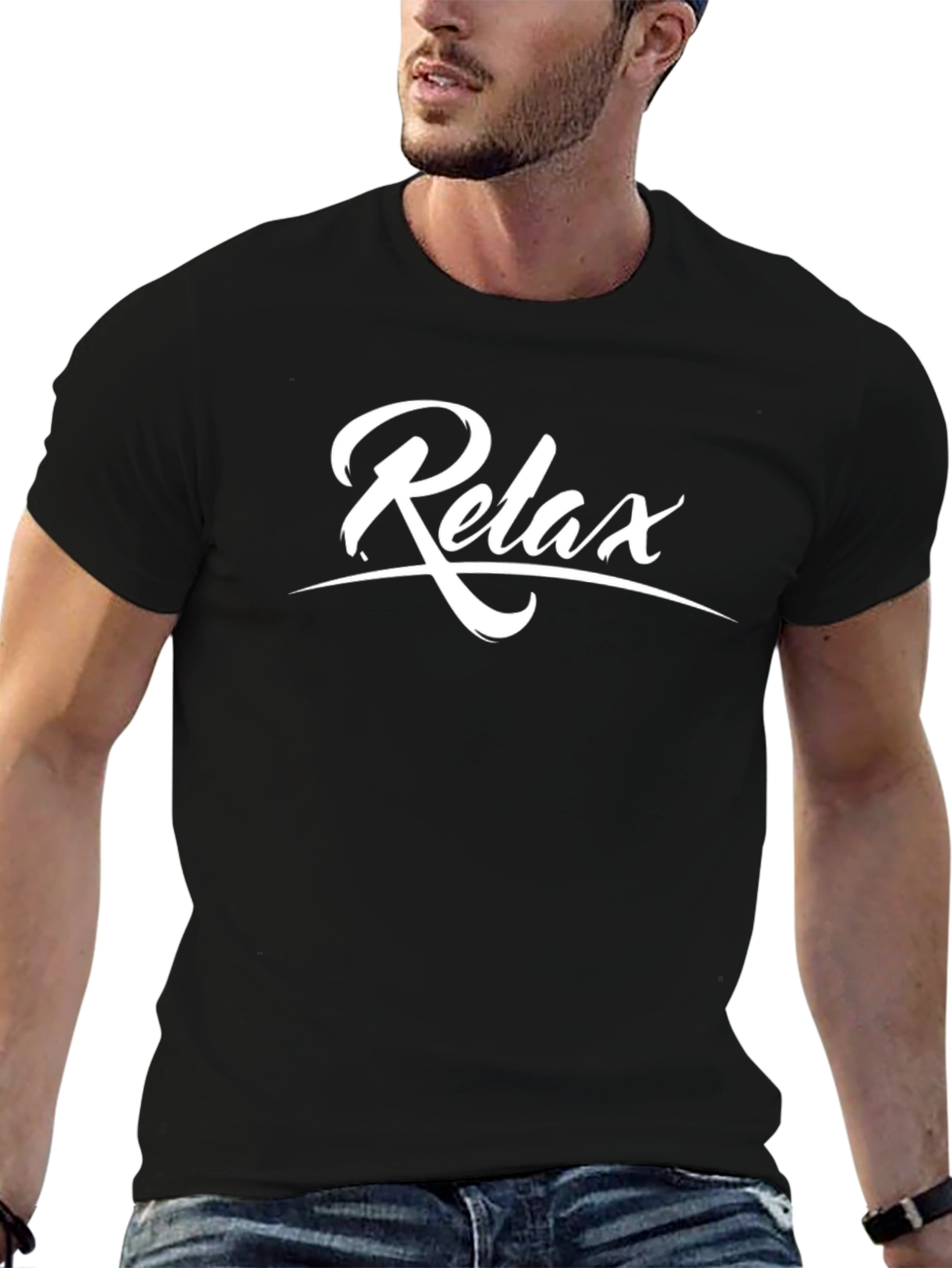Relax Graphic Tee - Stylish Comfort