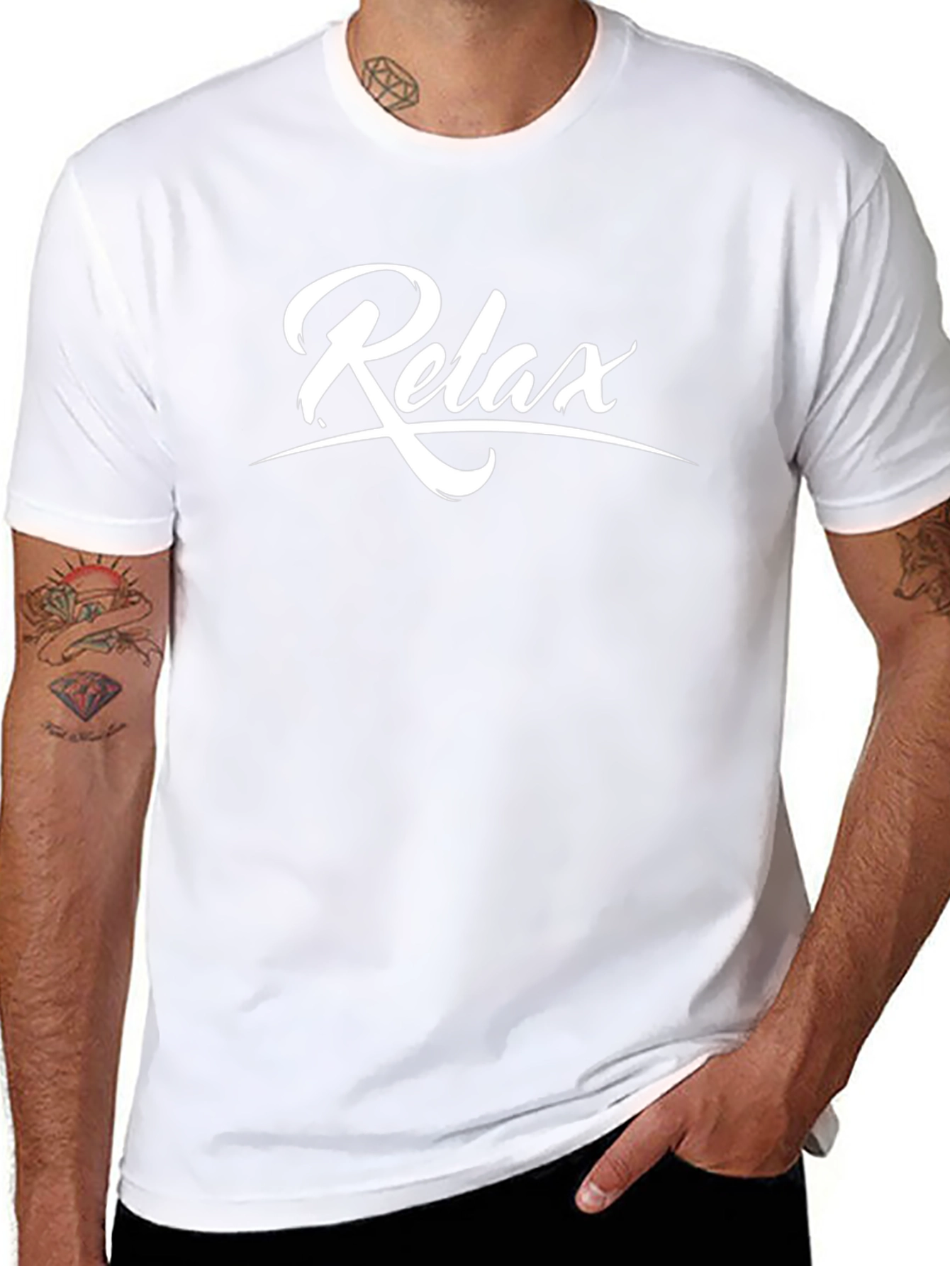 Relax Graphic Tee - Stylish Comfort