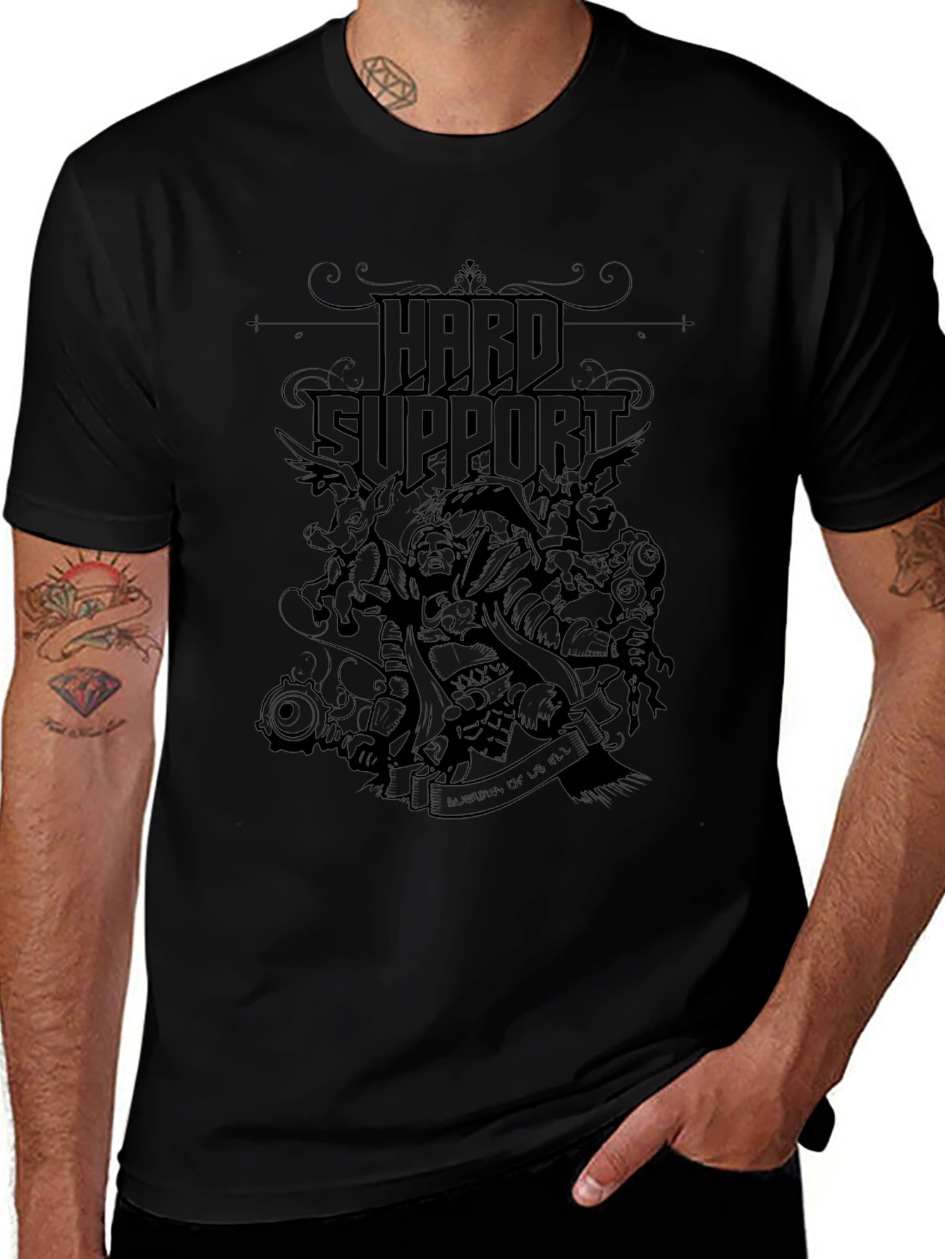 Hard Support Graphic T-Shirt
