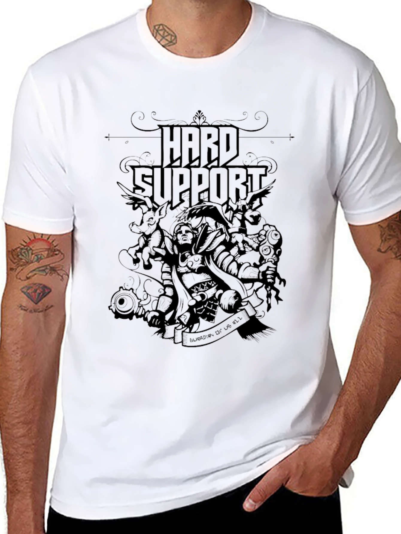 Hard Support Graphic T-Shirt