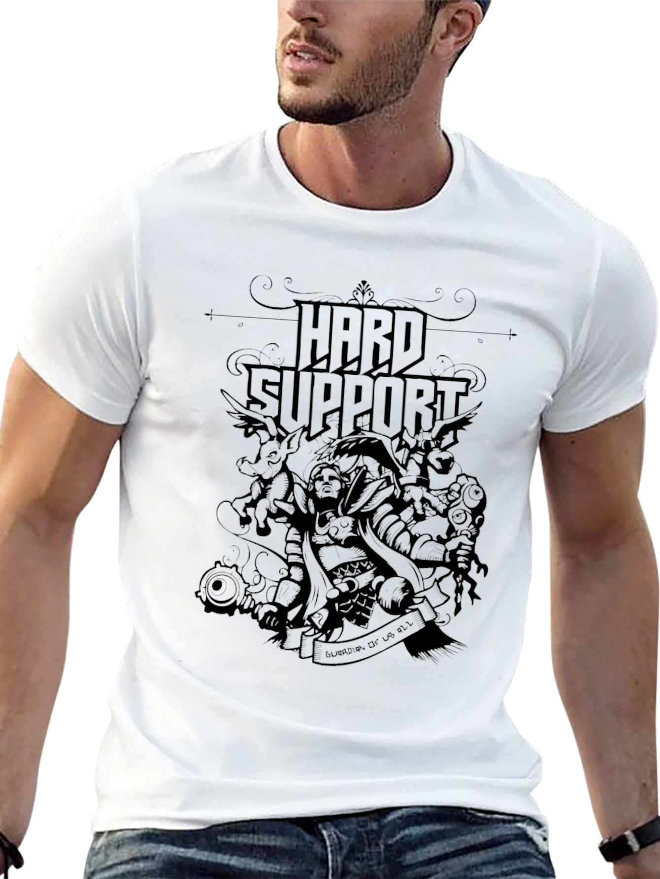 Hard Support Graphic T-Shirt