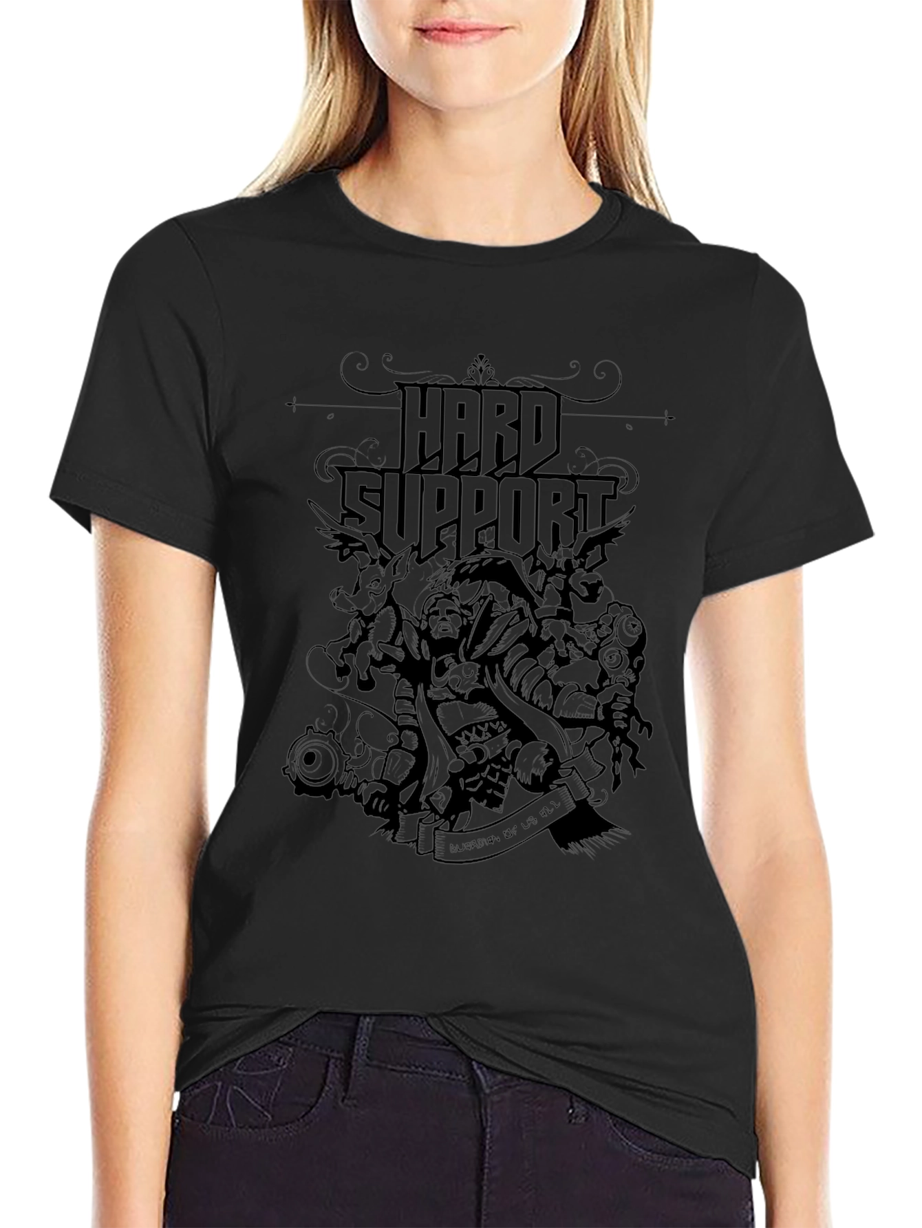 Hard Support Graphic T-Shirt