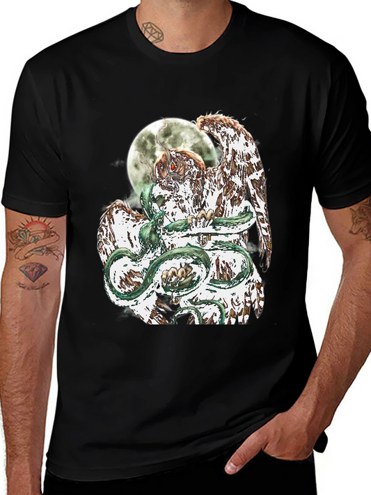 Owl and Serpent Graphic Tee