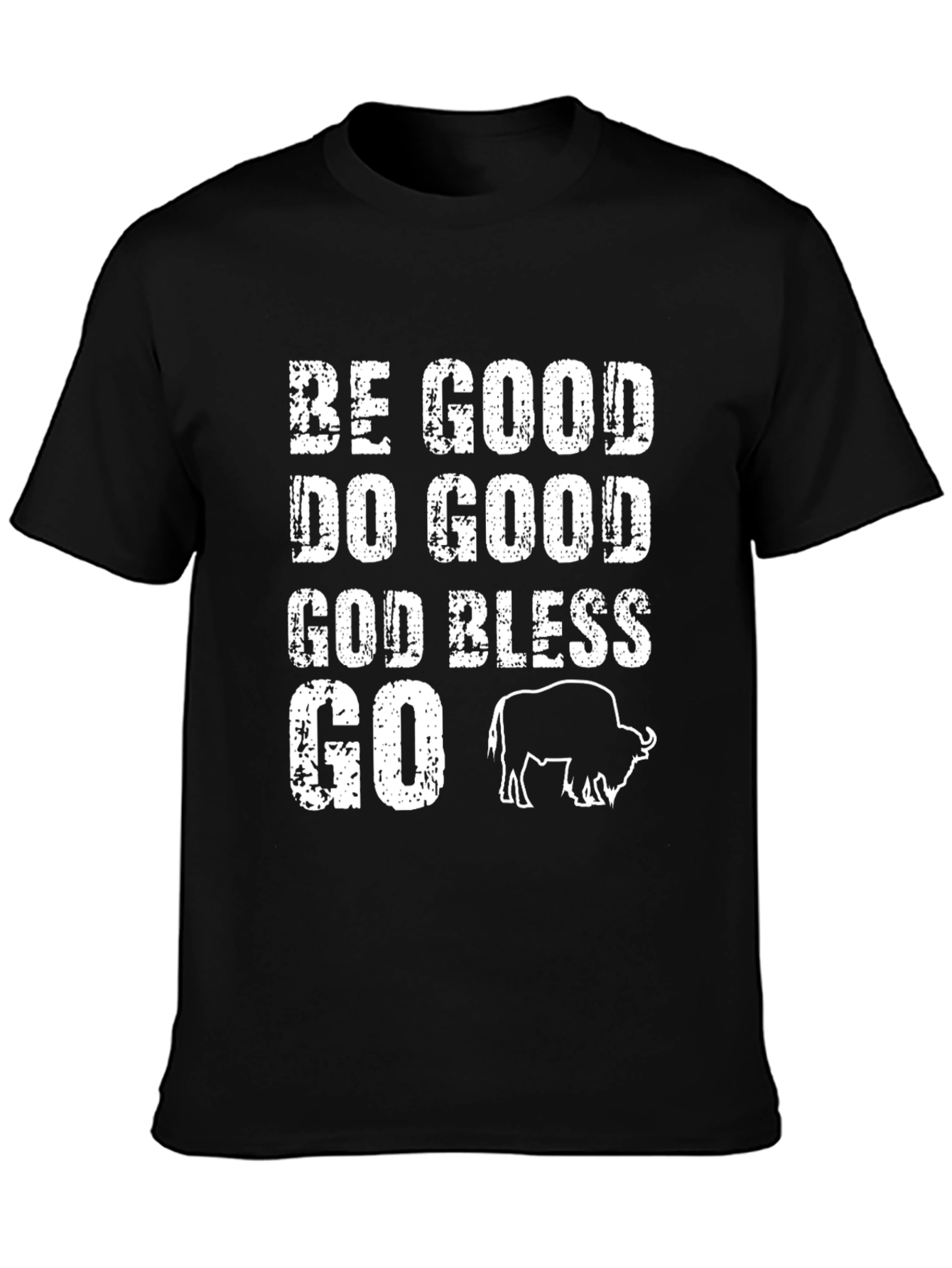 Be Good Buffalo Black T-Shirt