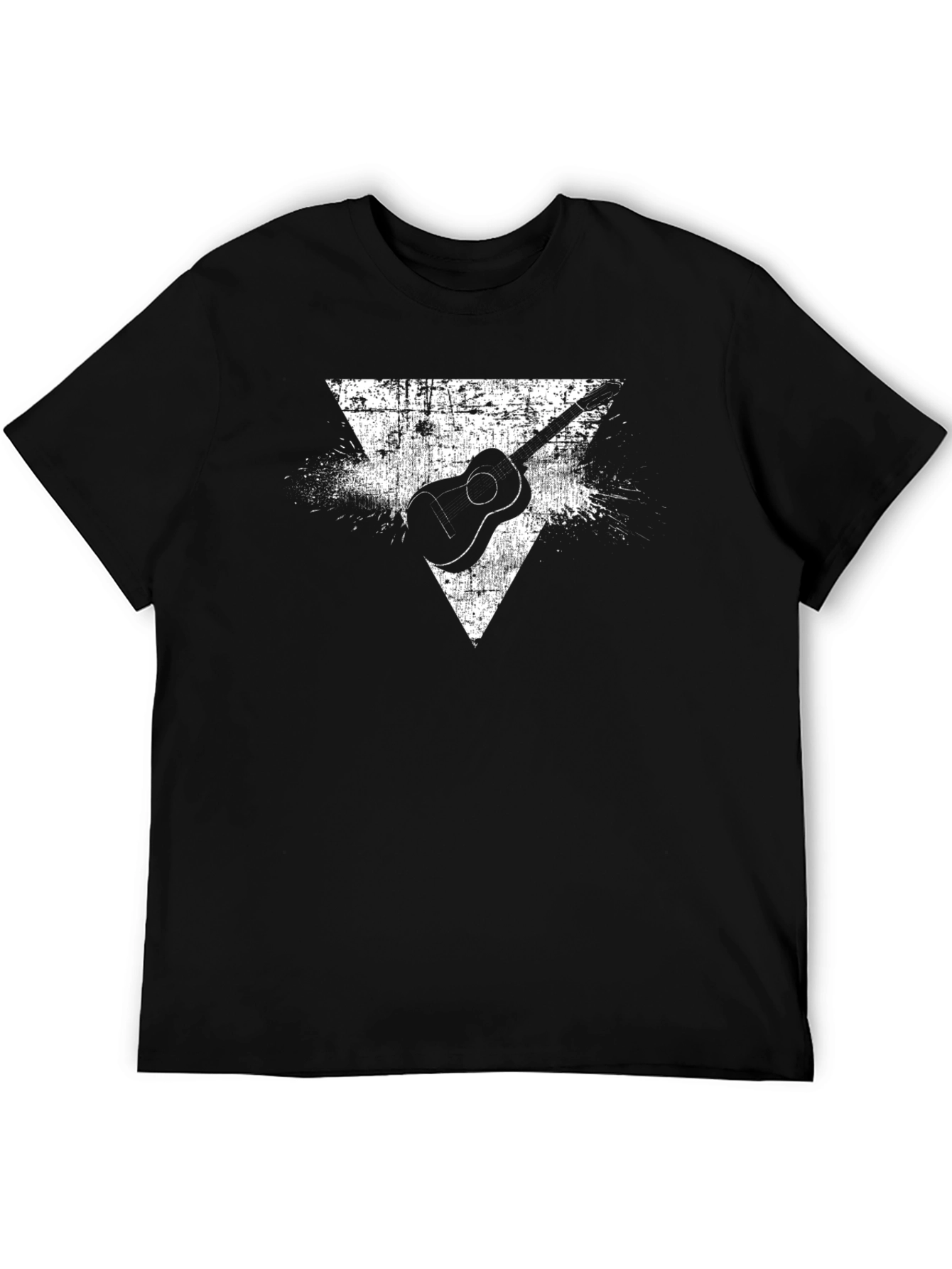 Distressed Guitar Triangle Graphic Tee