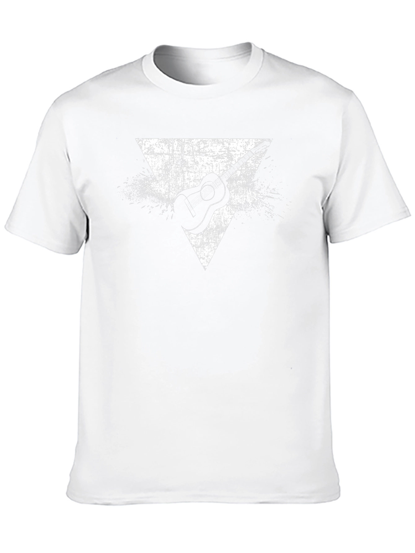 Distressed Guitar Triangle Graphic Tee