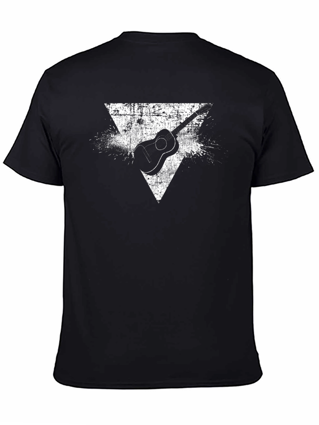 Distressed Guitar Triangle Graphic Tee