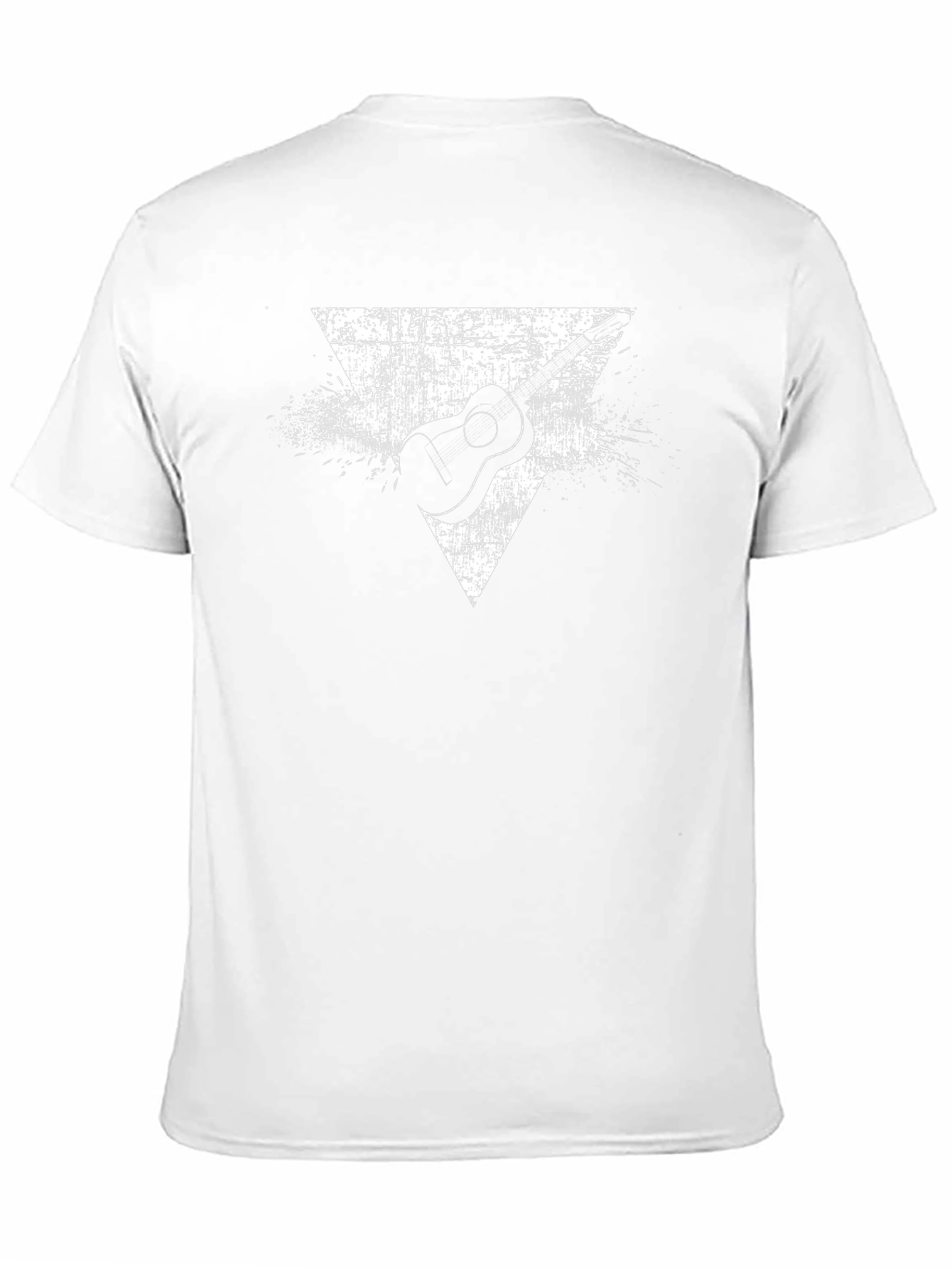 Distressed Guitar Triangle Graphic Tee