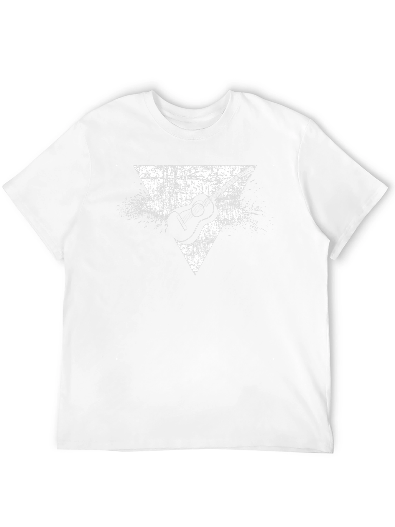 Distressed Guitar Triangle Graphic Tee
