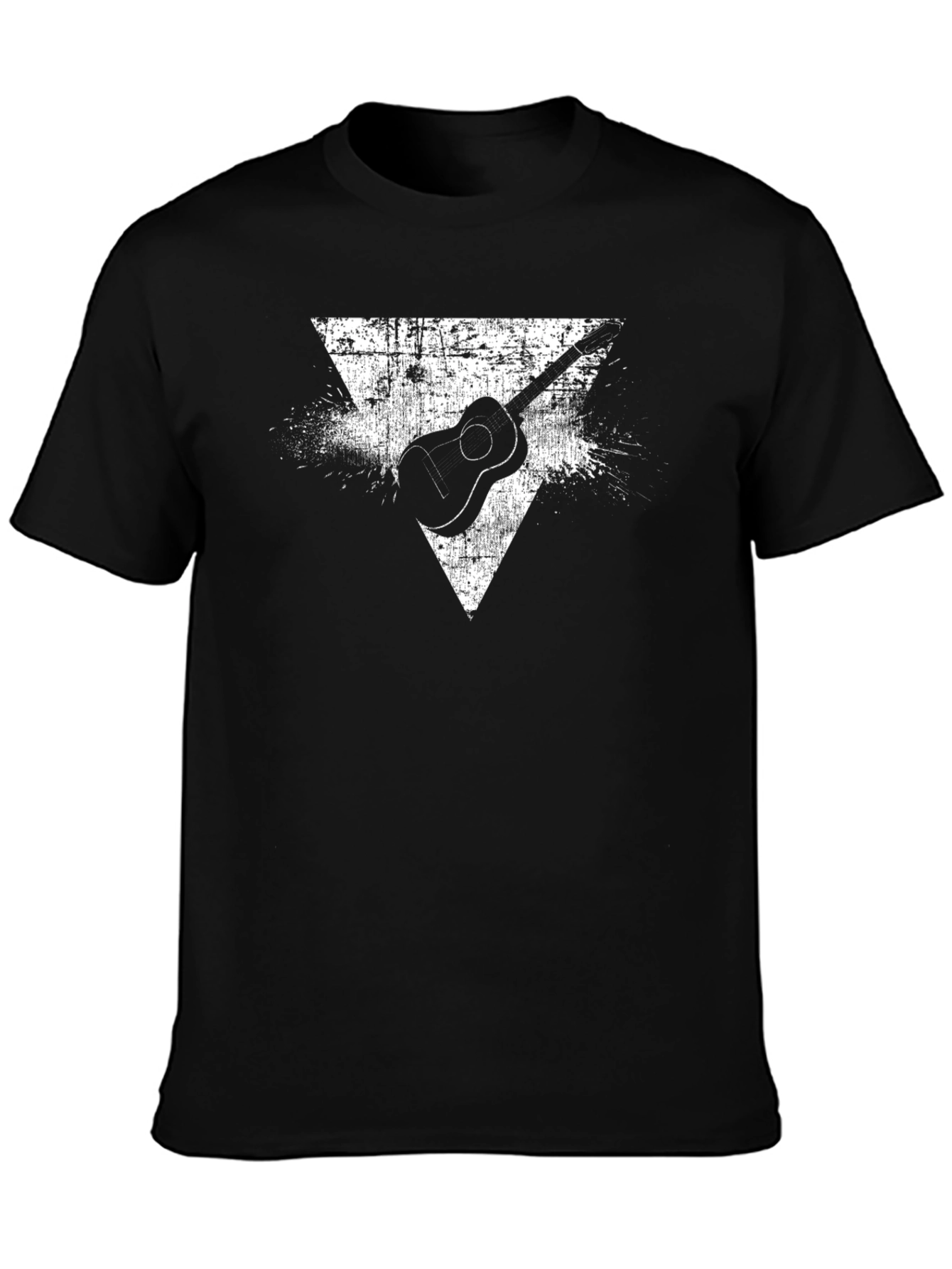 Distressed Guitar Triangle Graphic Tee