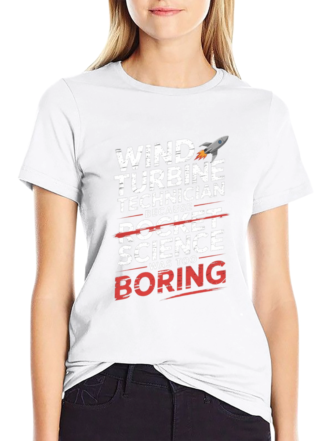 Wind Turbine Technician Novelty T-Shirt