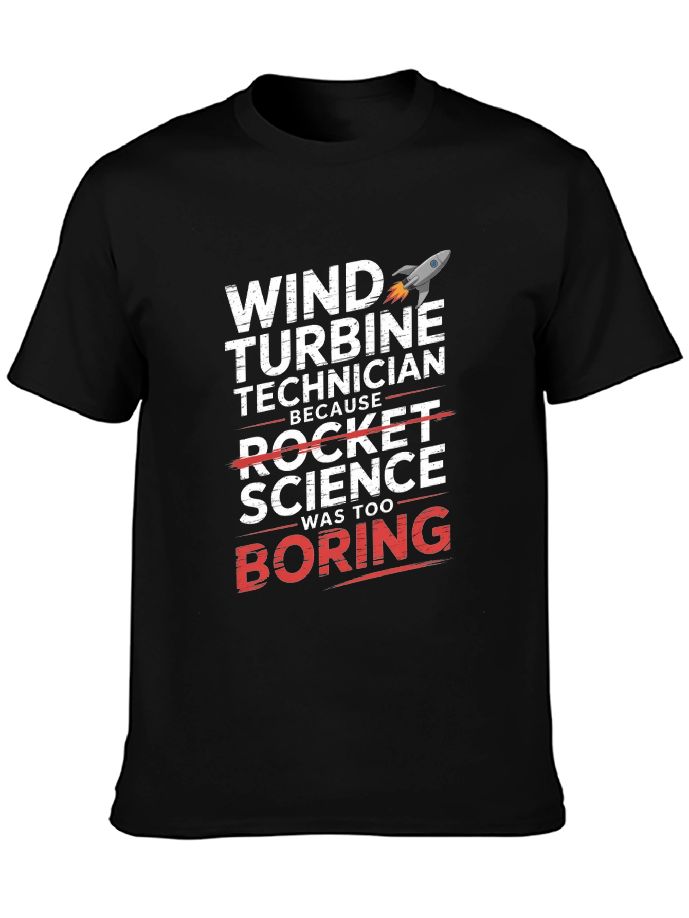 Wind Turbine Technician Novelty T-Shirt
