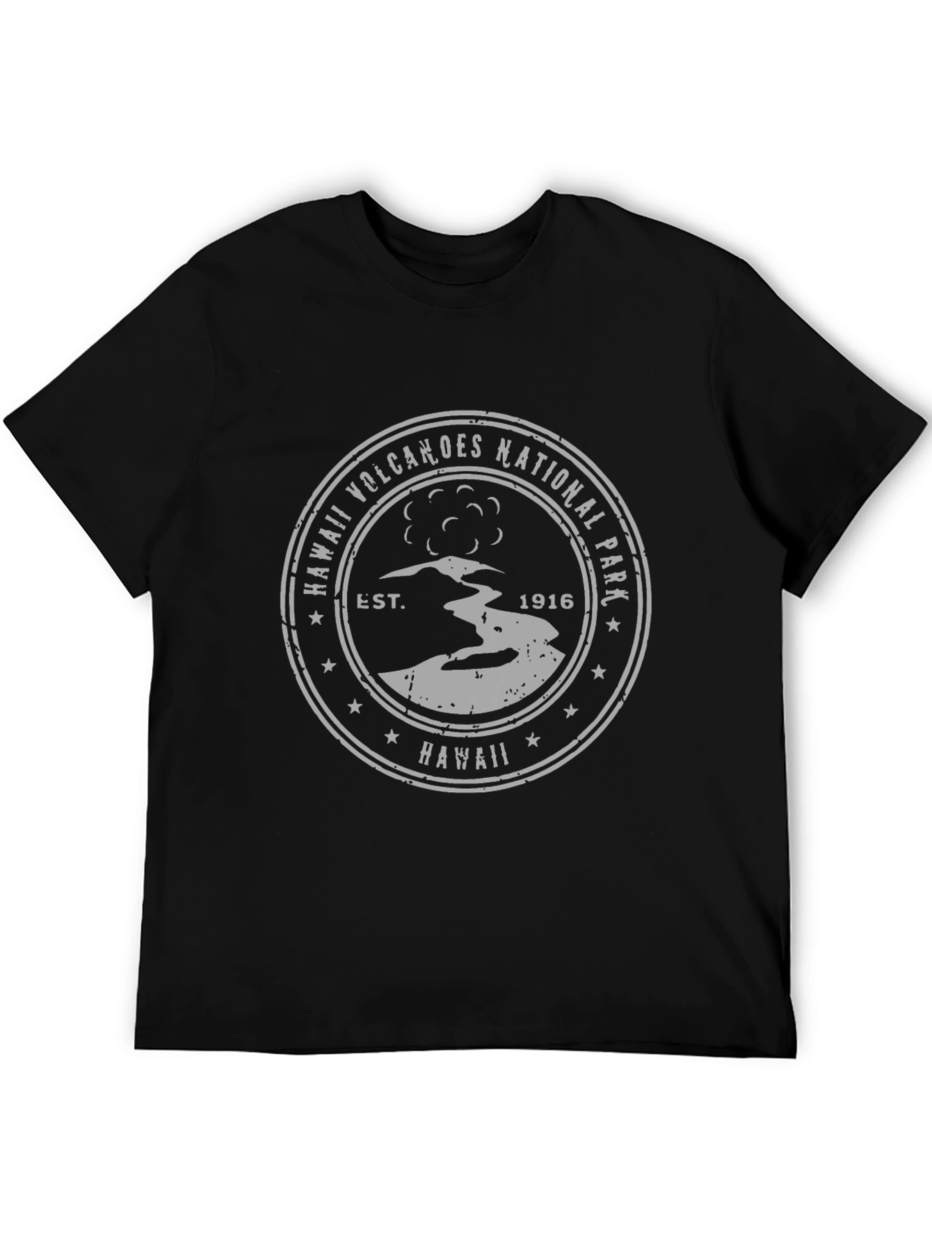 Hawaii Volcanoes National Park Black T-Shirt