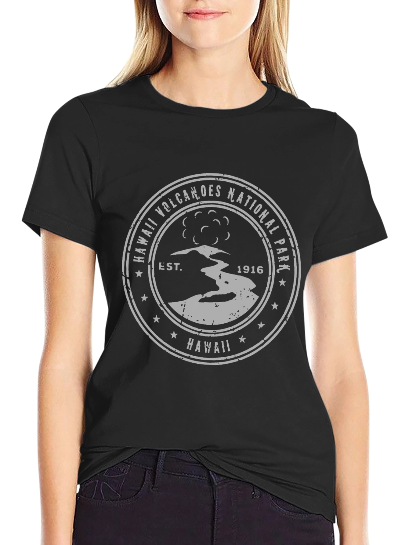 Hawaii Volcanoes National Park Black T-Shirt