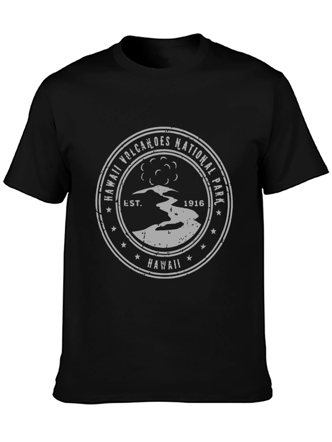 Hawaii Volcanoes National Park Black T-Shirt