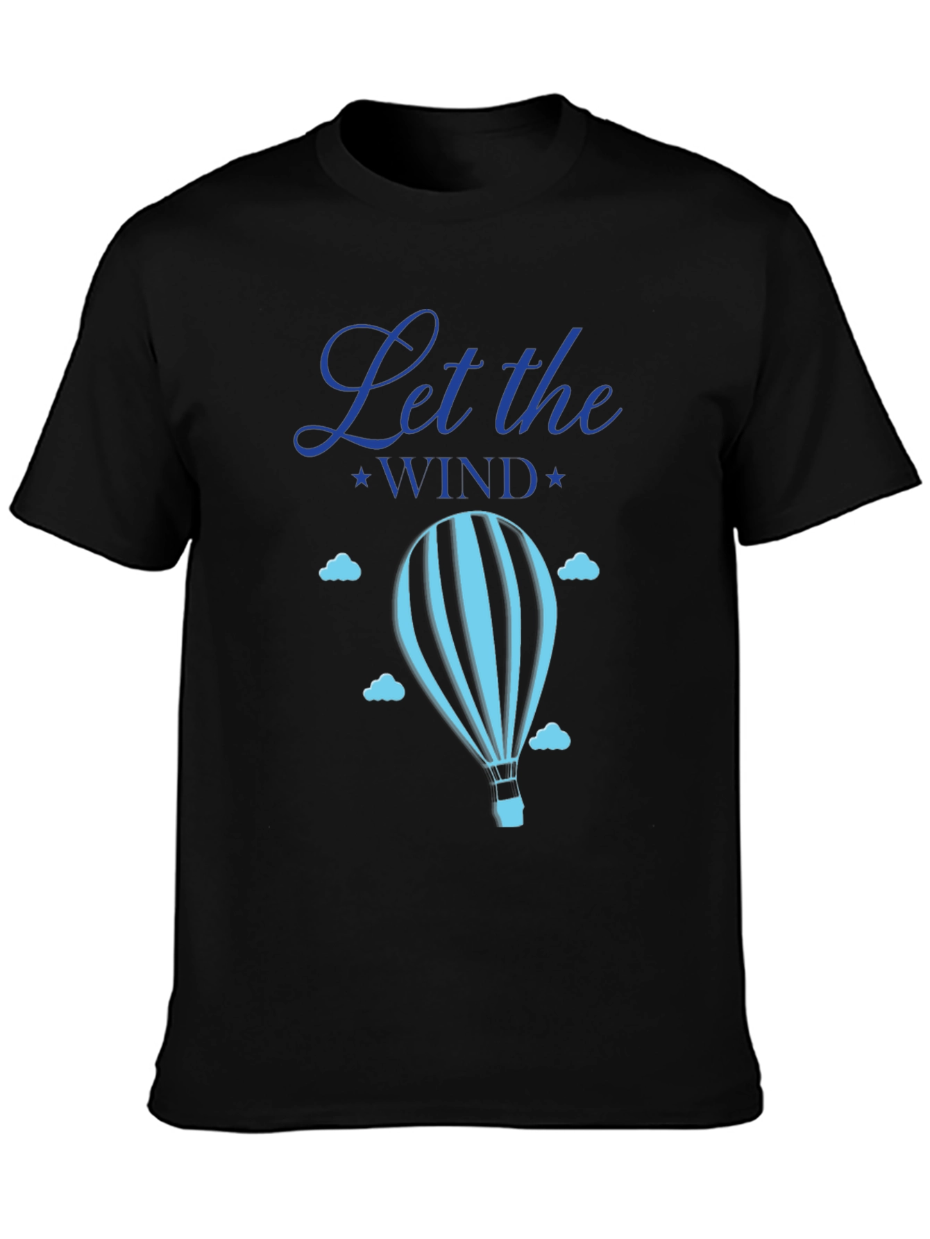Let the Wind Hot Air Balloon Graphic Tee
