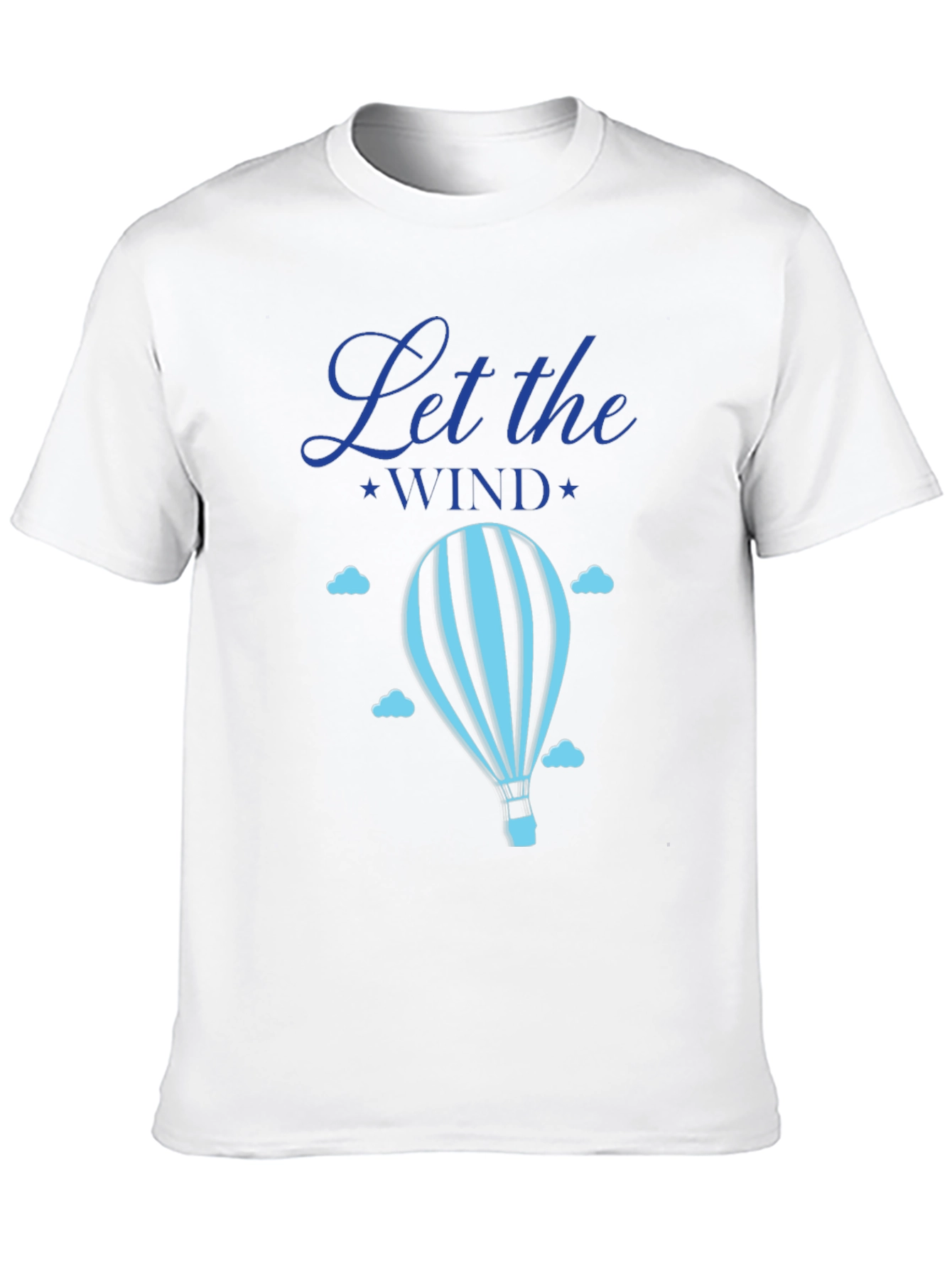 Let the Wind Hot Air Balloon Graphic Tee