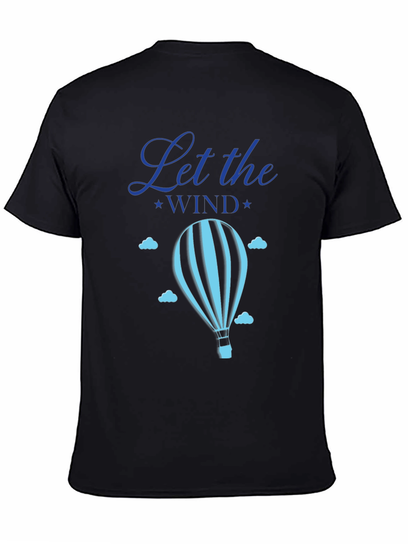 Let the Wind Hot Air Balloon Graphic Tee