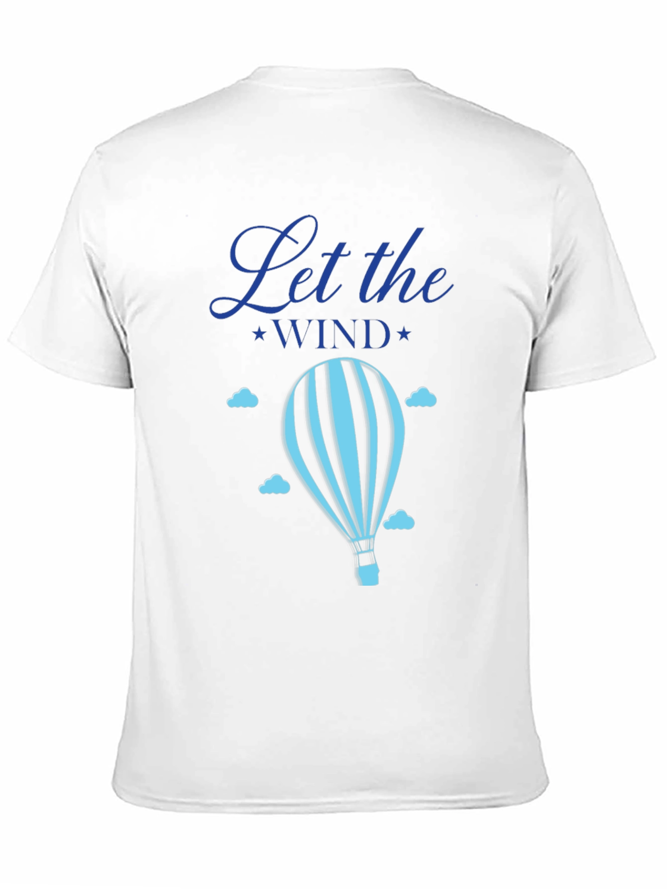 Let the Wind Hot Air Balloon Graphic Tee