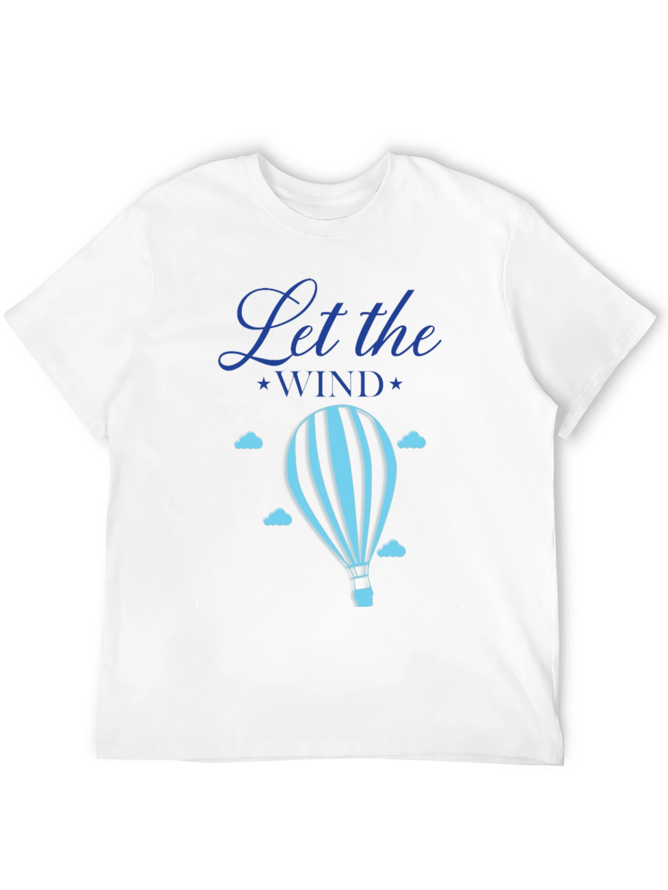 Let the Wind Hot Air Balloon Graphic Tee