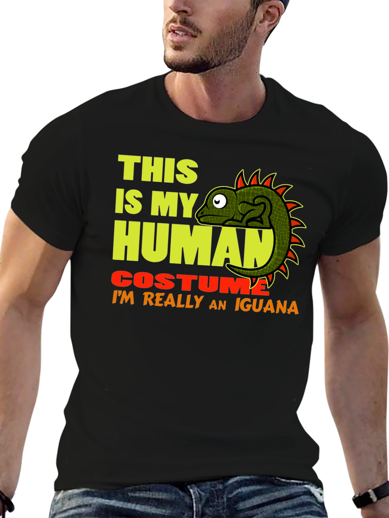 Human Costume Iguana T-Shirt
