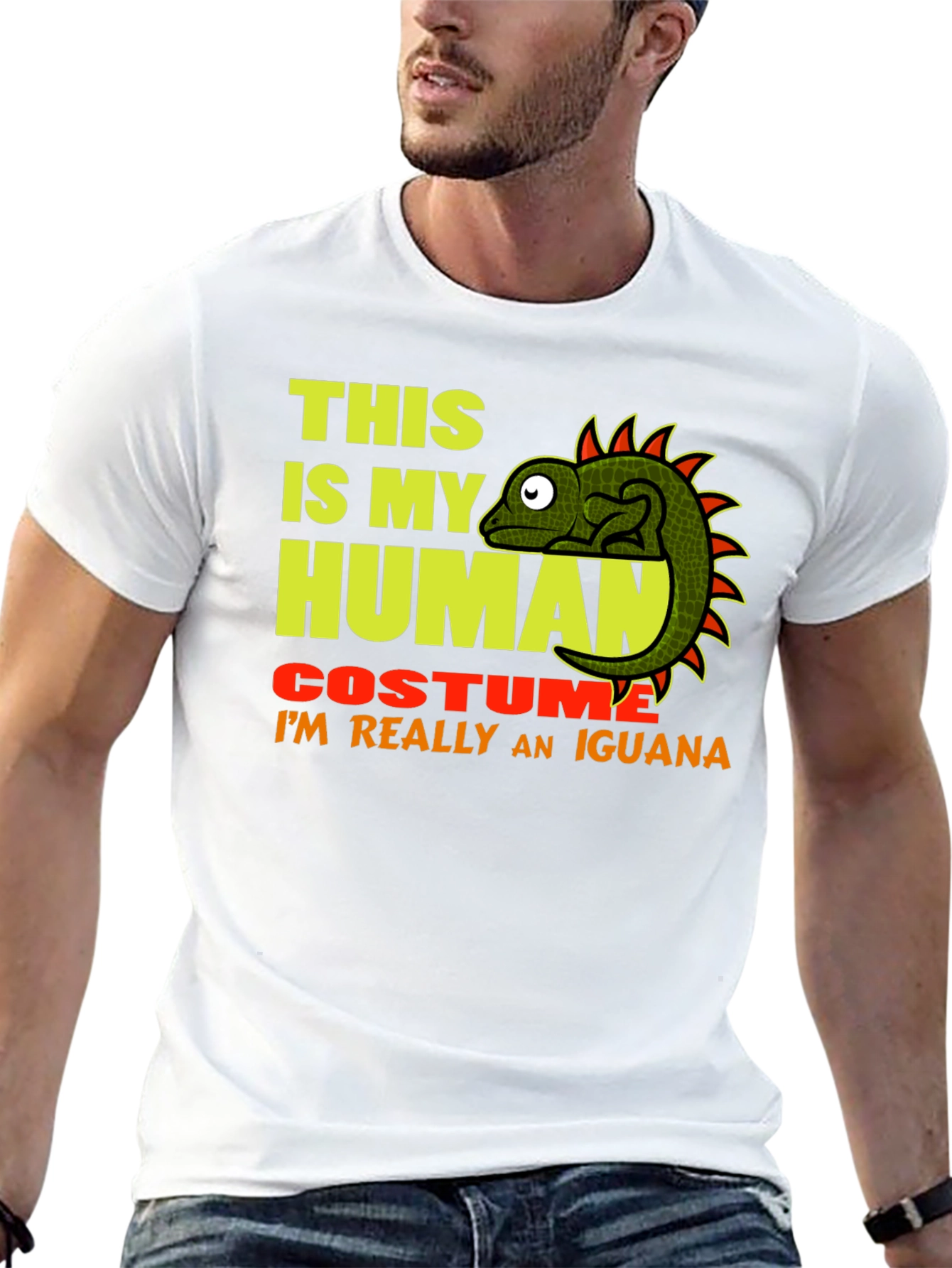 Human Costume Iguana T-Shirt