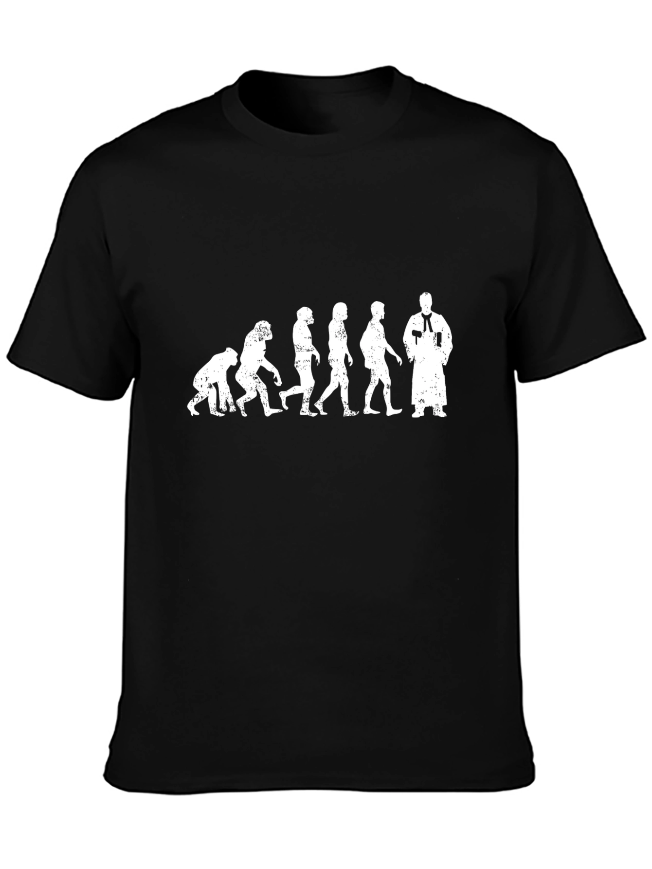 Evolution of Man to Priest T-Shirt