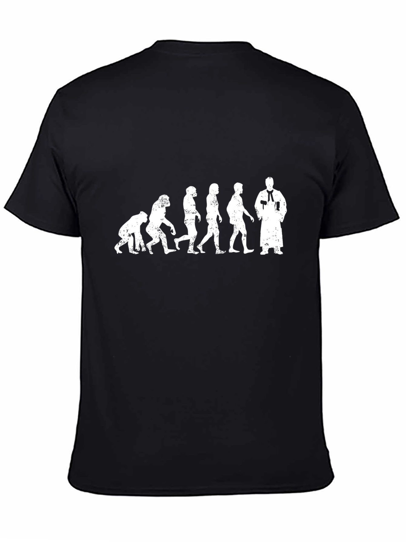 Evolution of Man to Priest T-Shirt