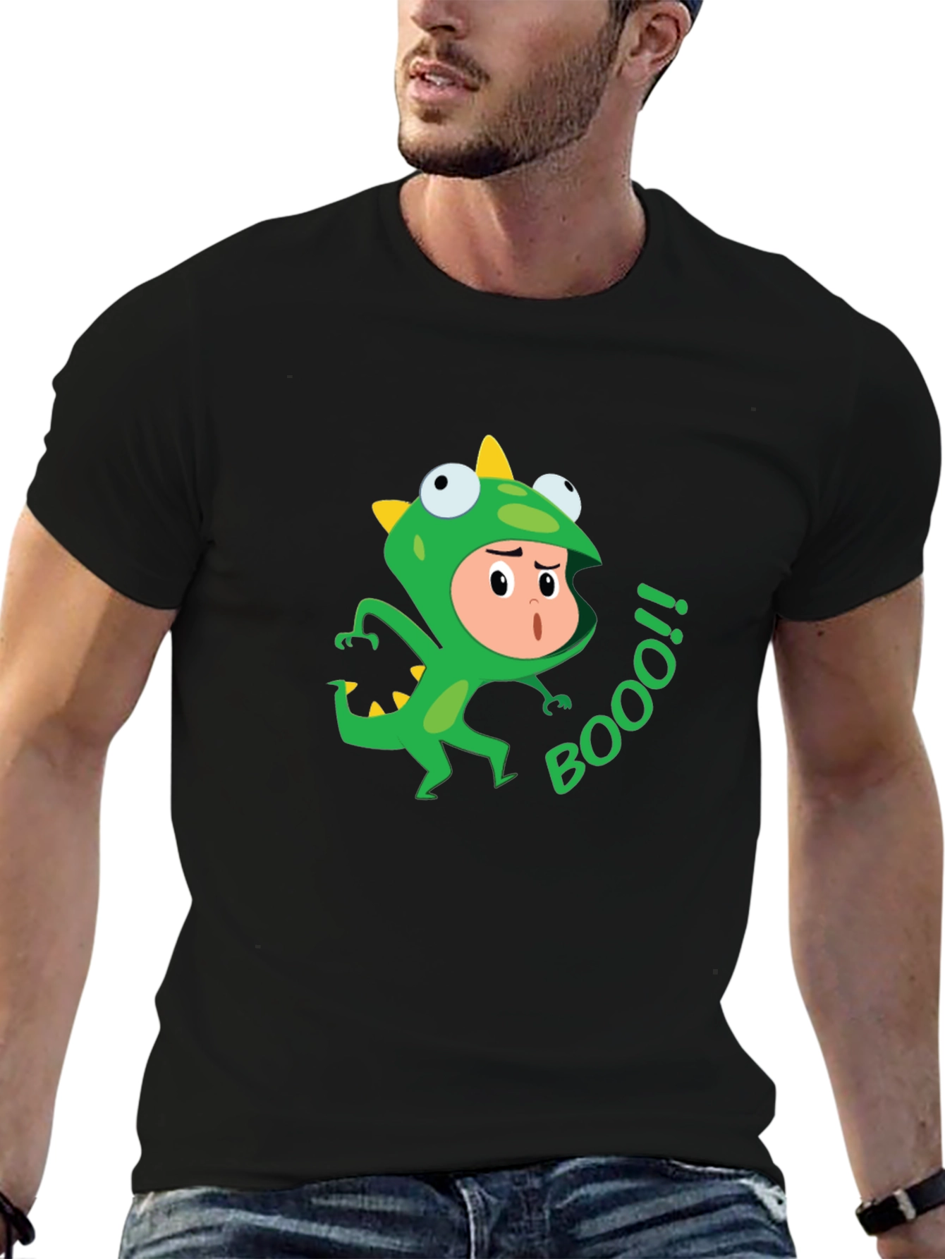 Funny Dino Costume BOOO! T-Shirt