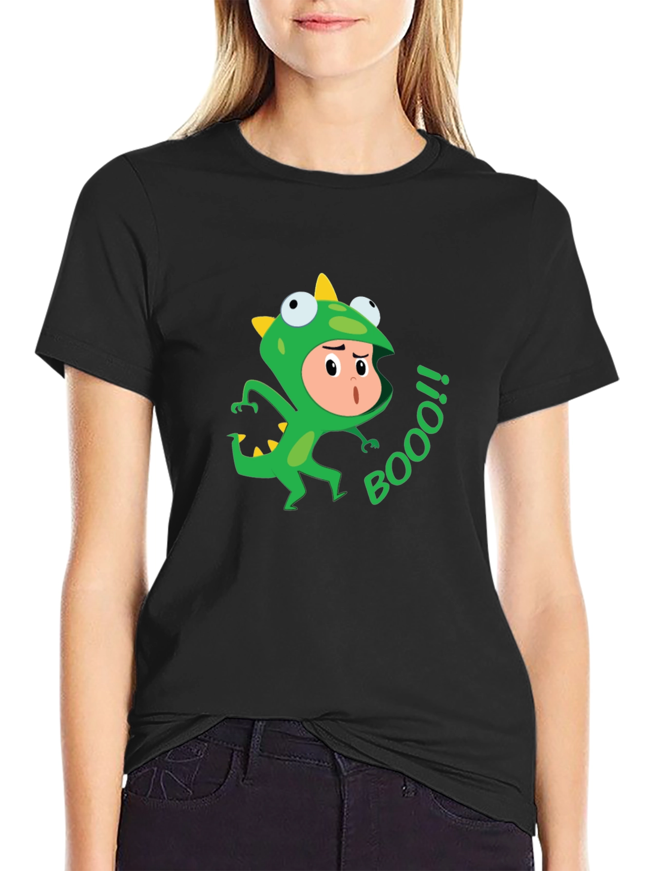 Funny Dino Costume BOOO! T-Shirt