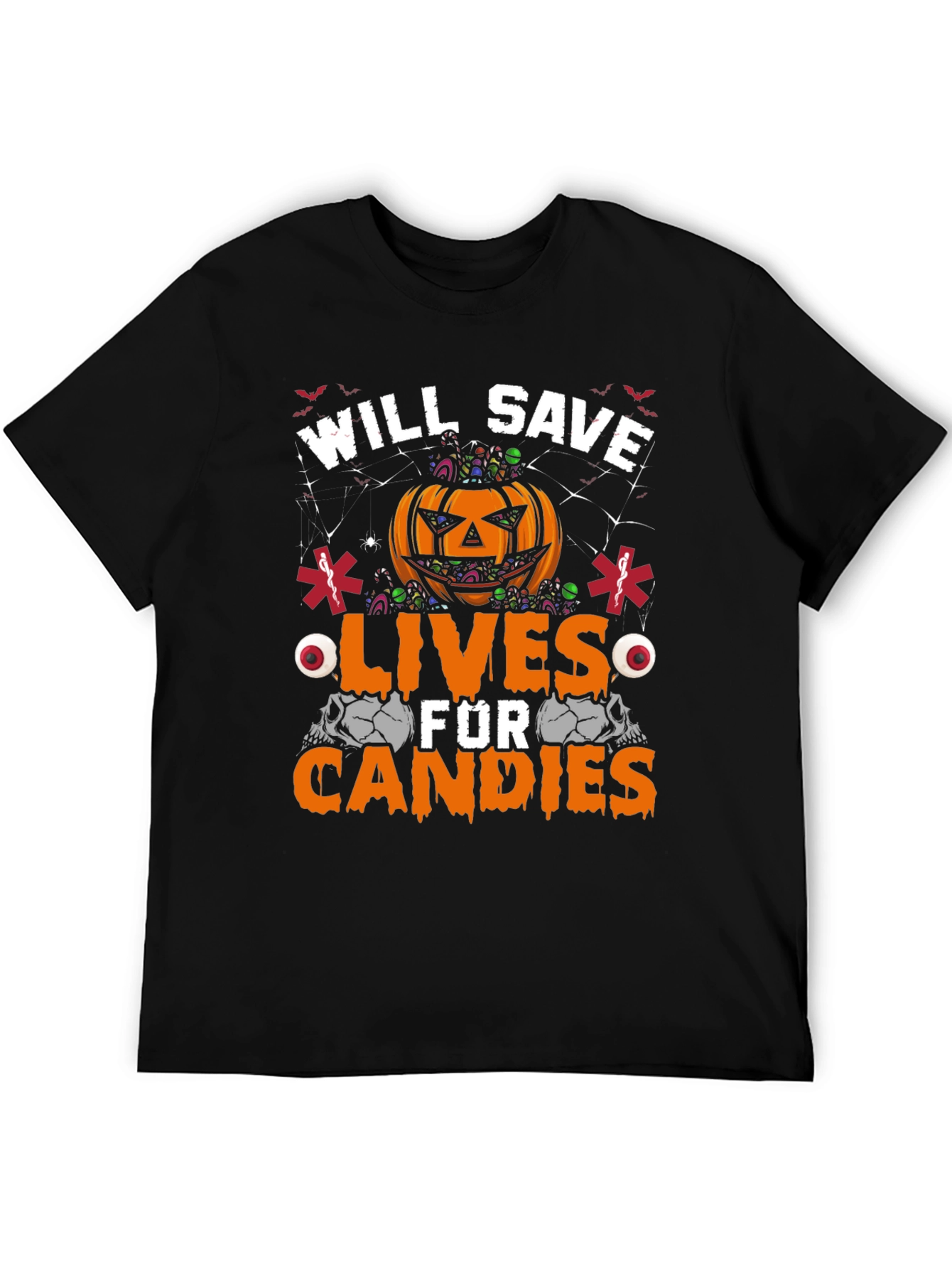 Will Save Lives For Candies Halloween T-Shirt
