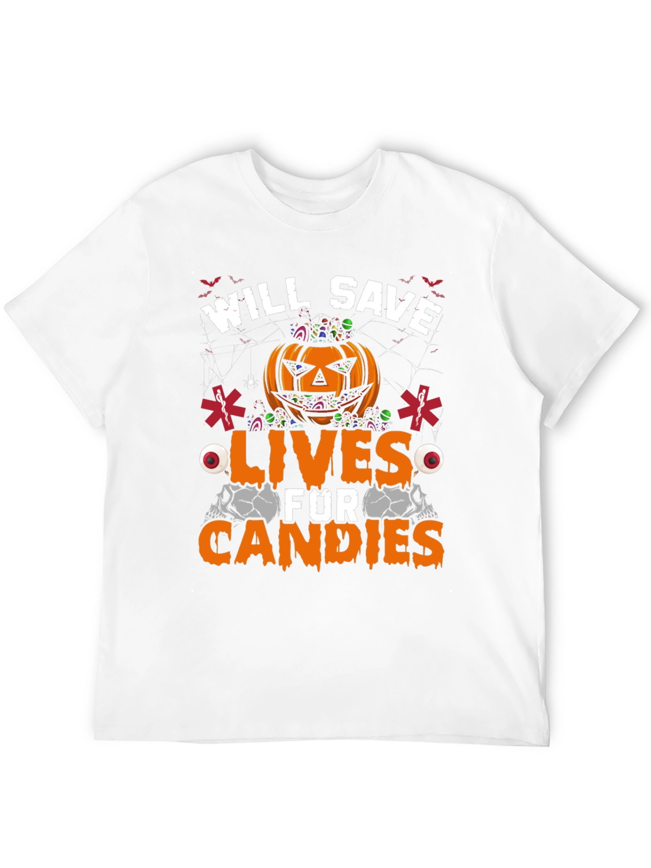 Will Save Lives For Candies Halloween T-Shirt