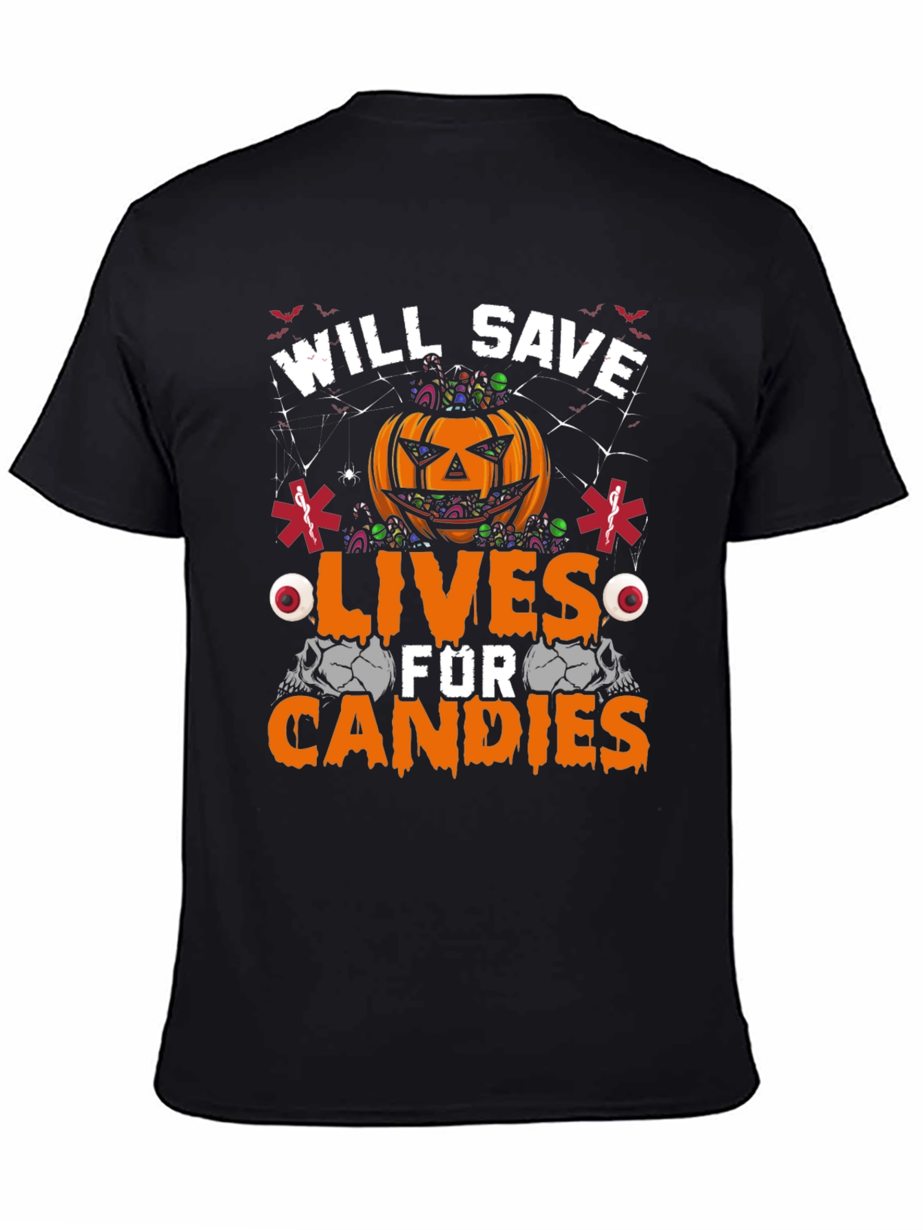 Will Save Lives For Candies Halloween T-Shirt