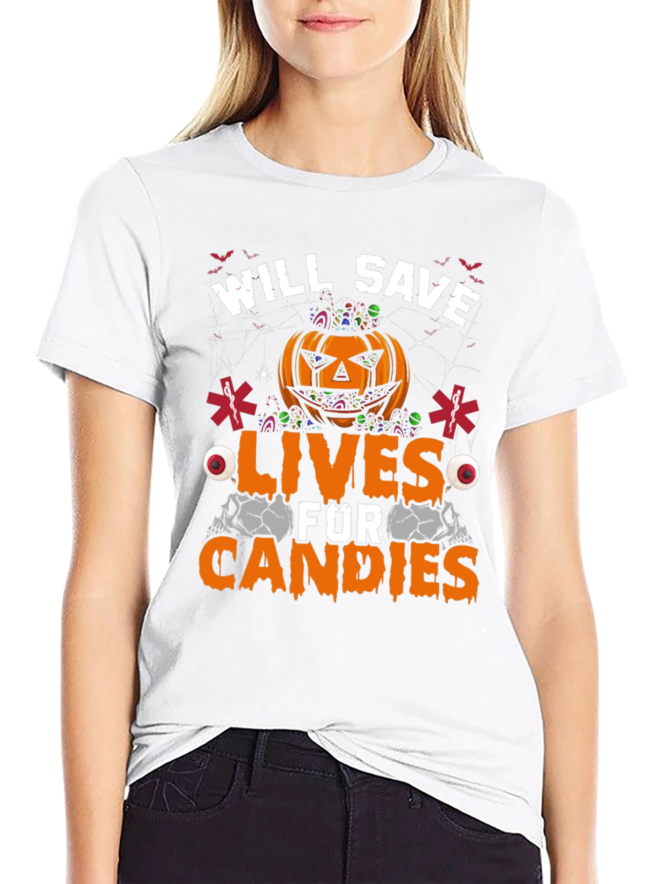 Will Save Lives For Candies Halloween T-Shirt