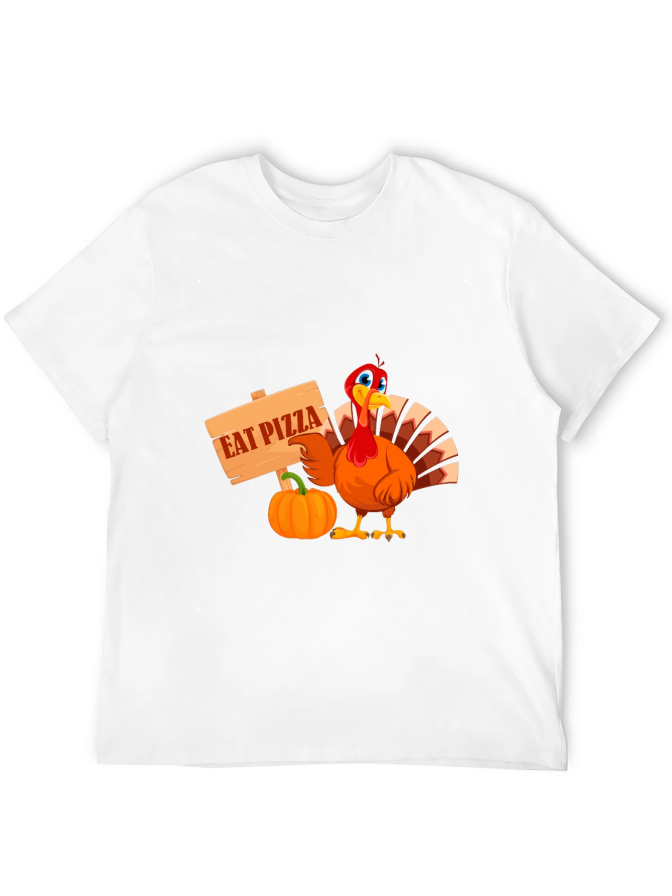 Eat Pizza Thanksgiving Turkey Tee