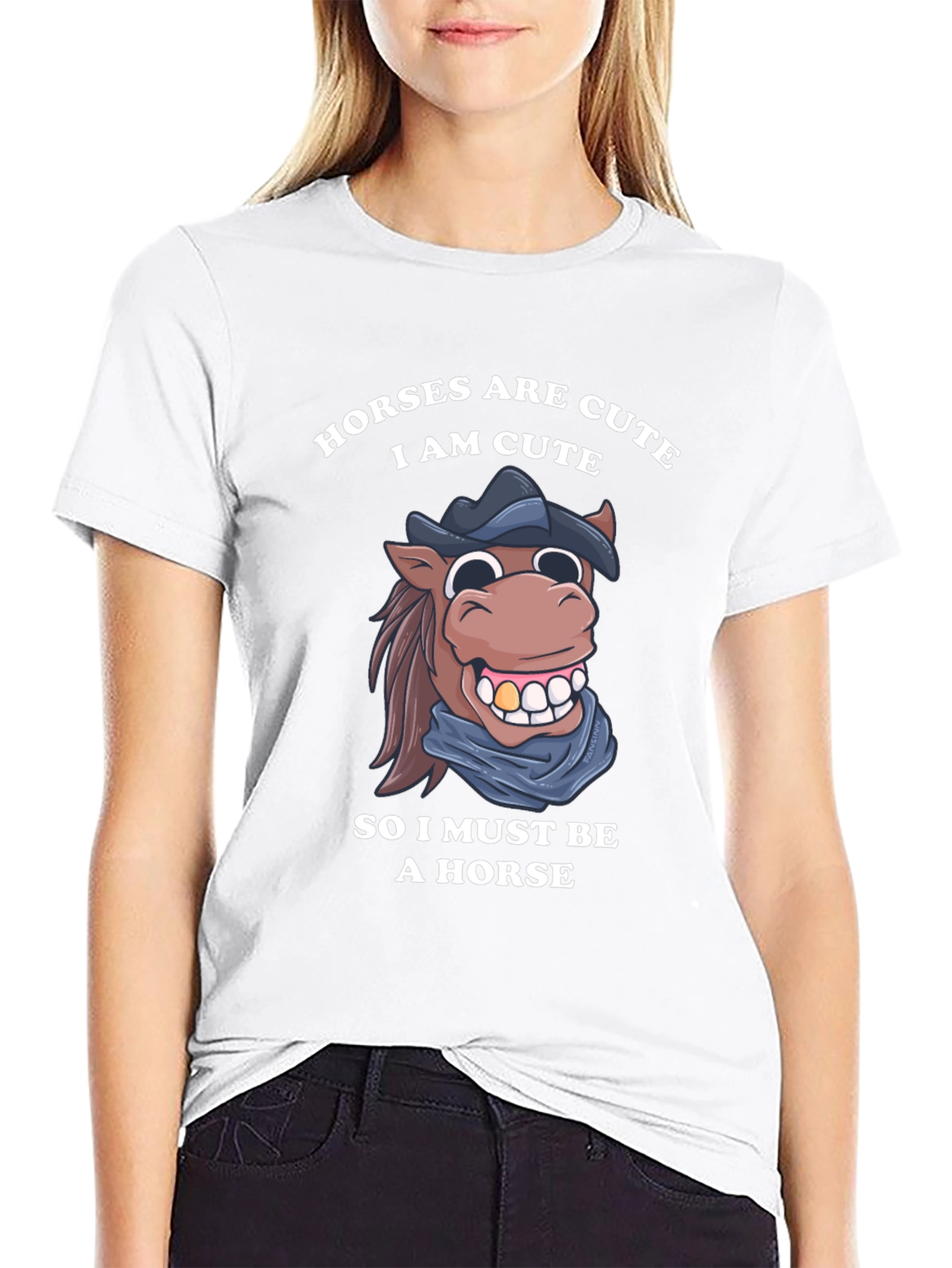 Cute Horse T-Shirt - Horses are Cute