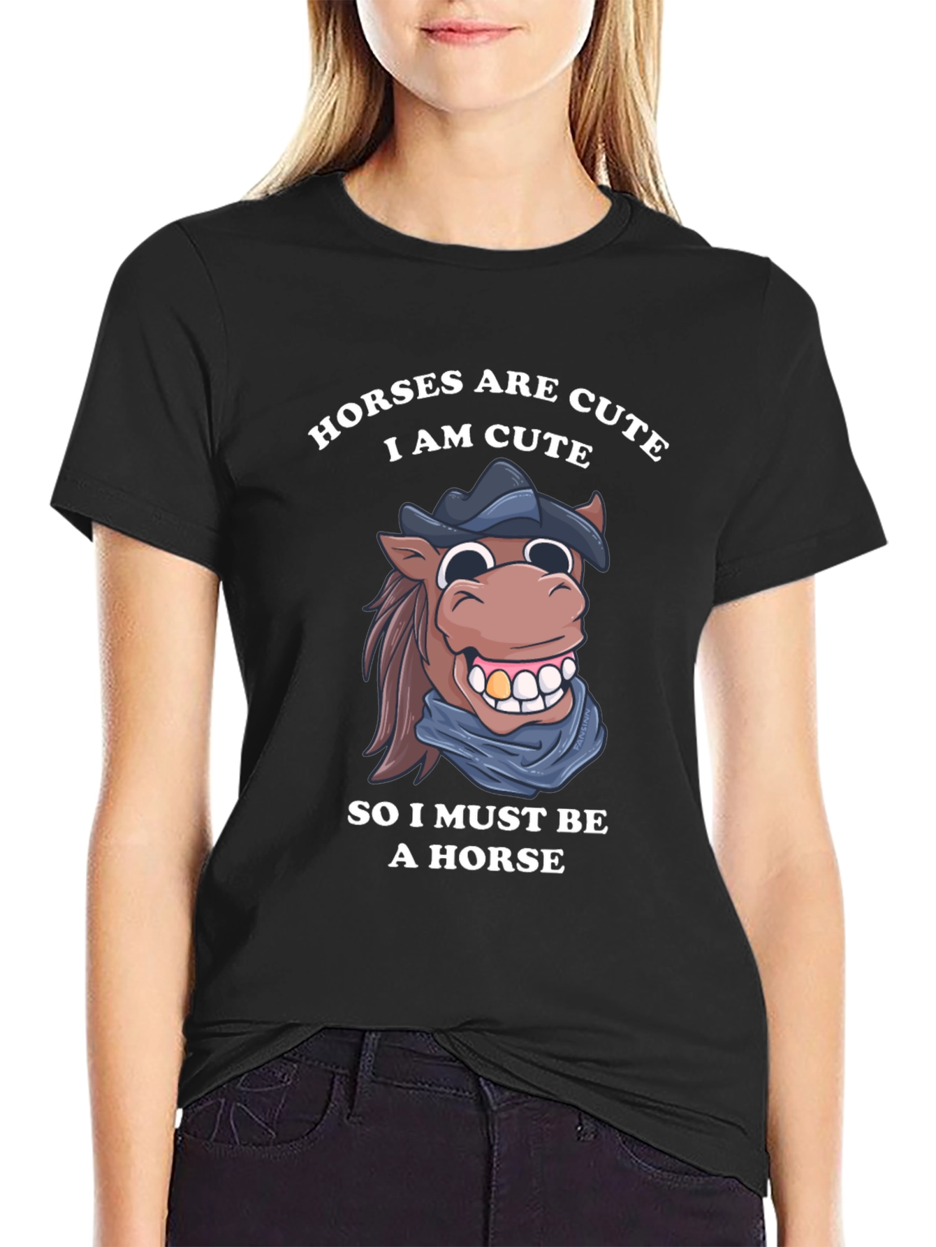 Cute Horse T-Shirt - Horses are Cute