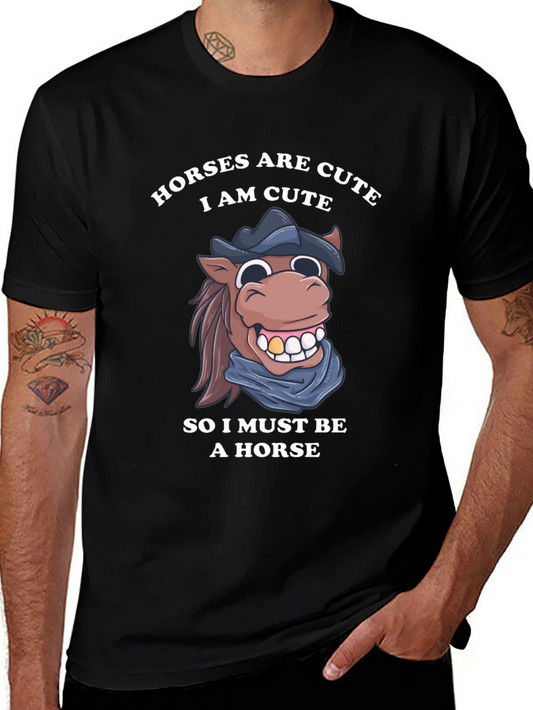 Cute Horse T-Shirt - Horses are Cute