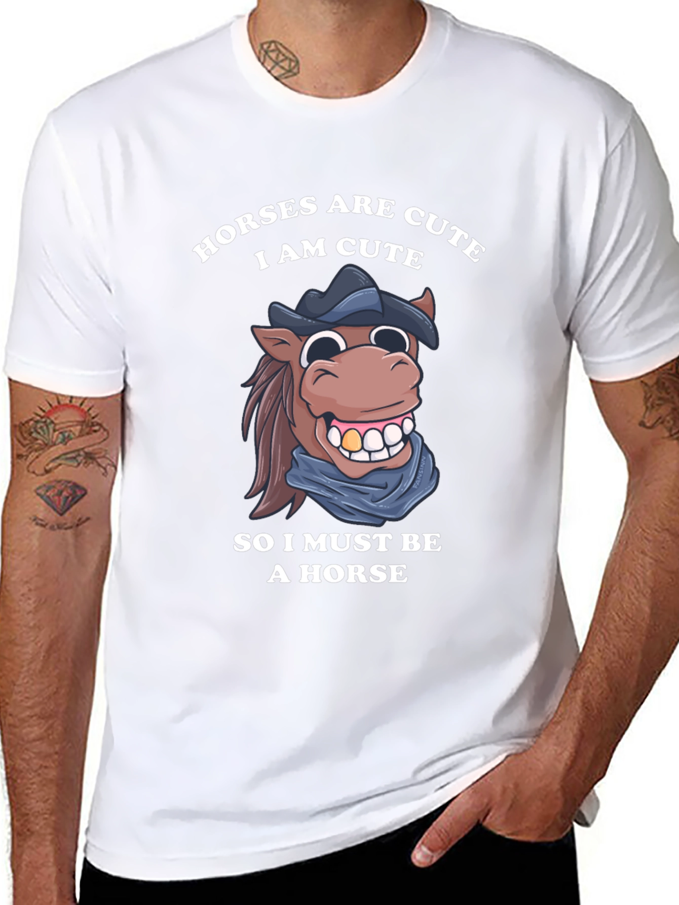 Cute Horse T-Shirt - Horses are Cute