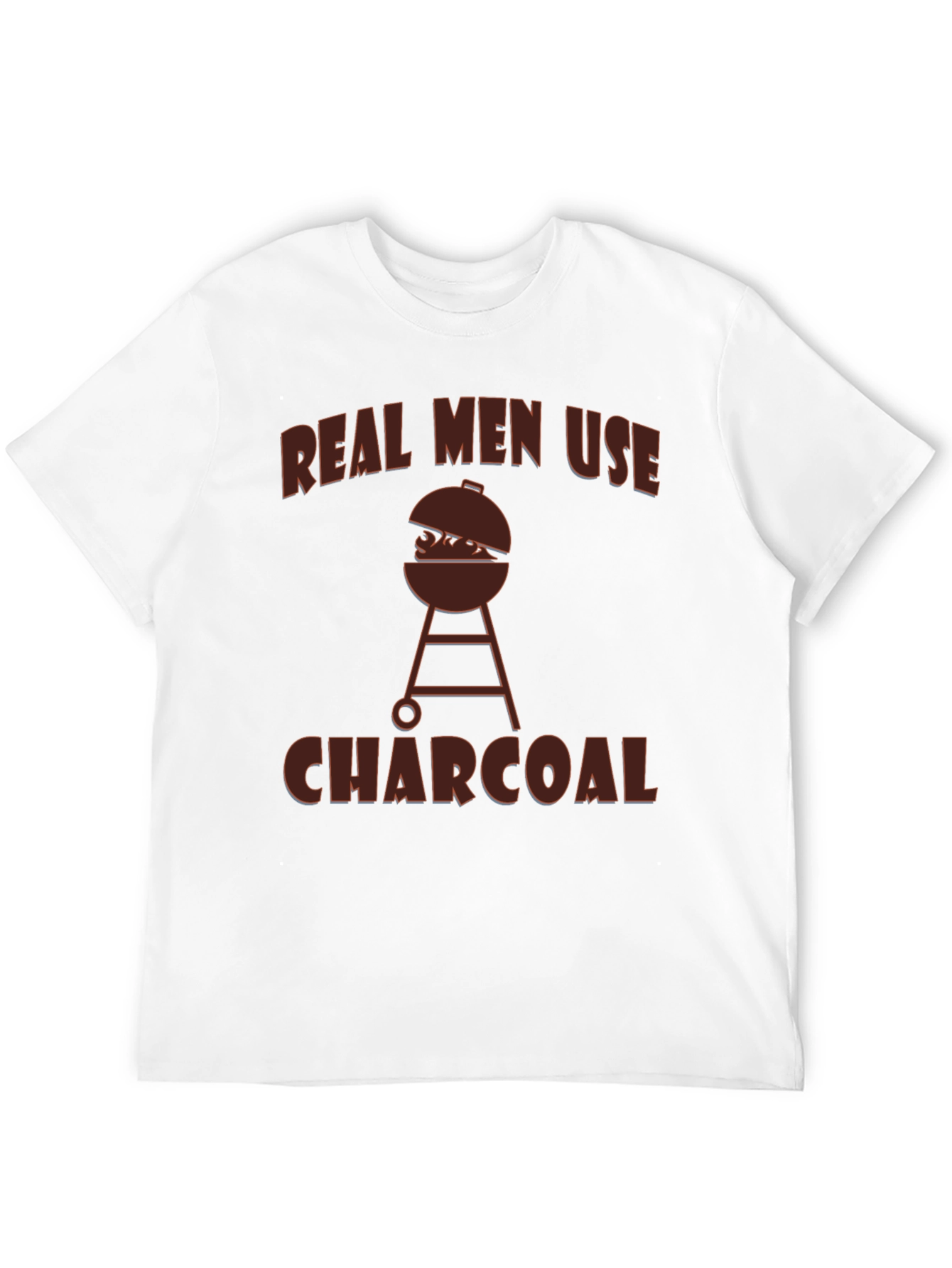 Real Men Use Charcoal BBQ T-Shirt