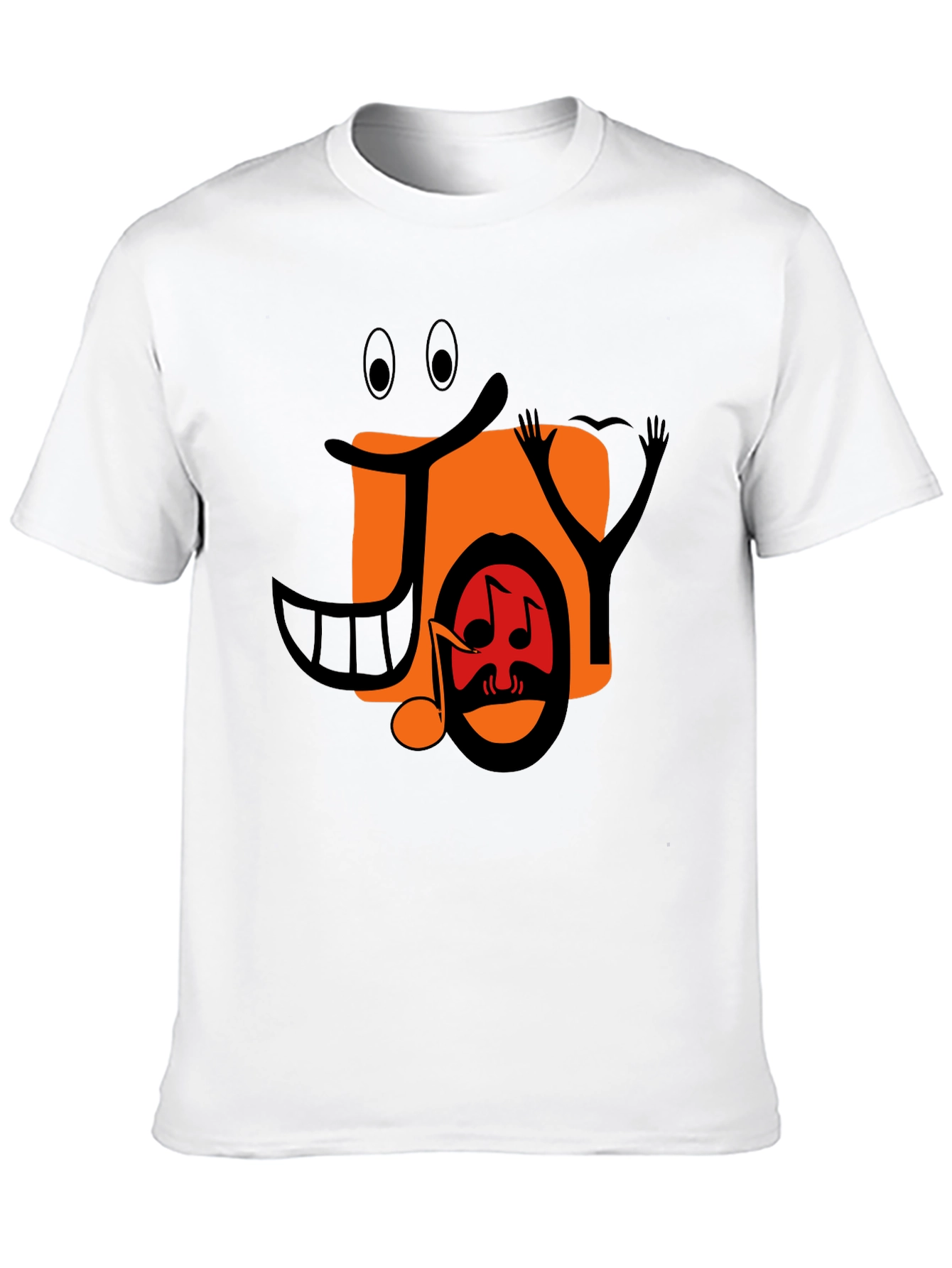 Joyful Music Graphic Tee - Black Unisex T-Shirt