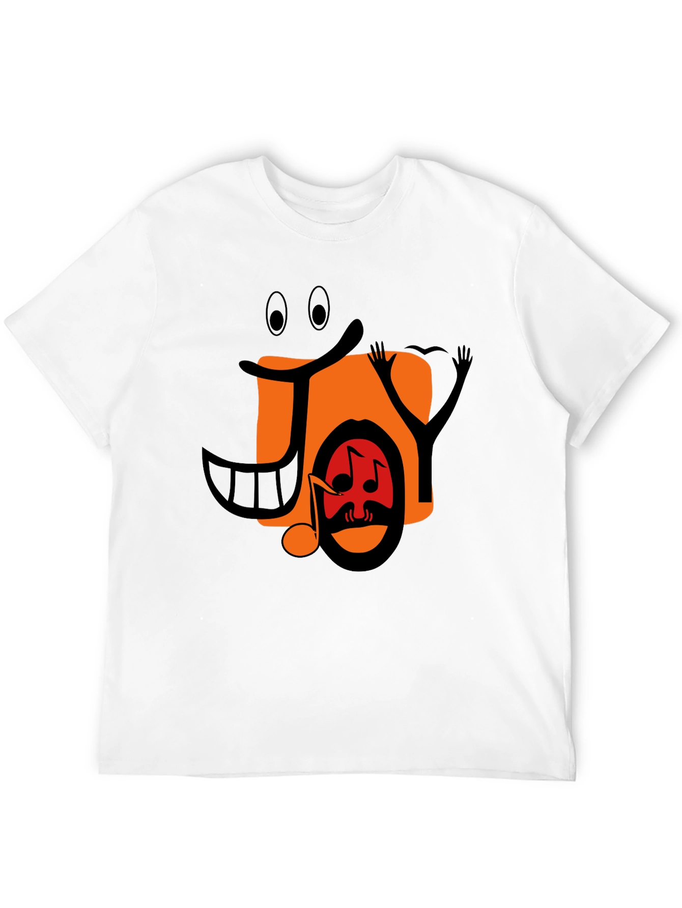Joyful Music Graphic Tee - Black Unisex T-Shirt