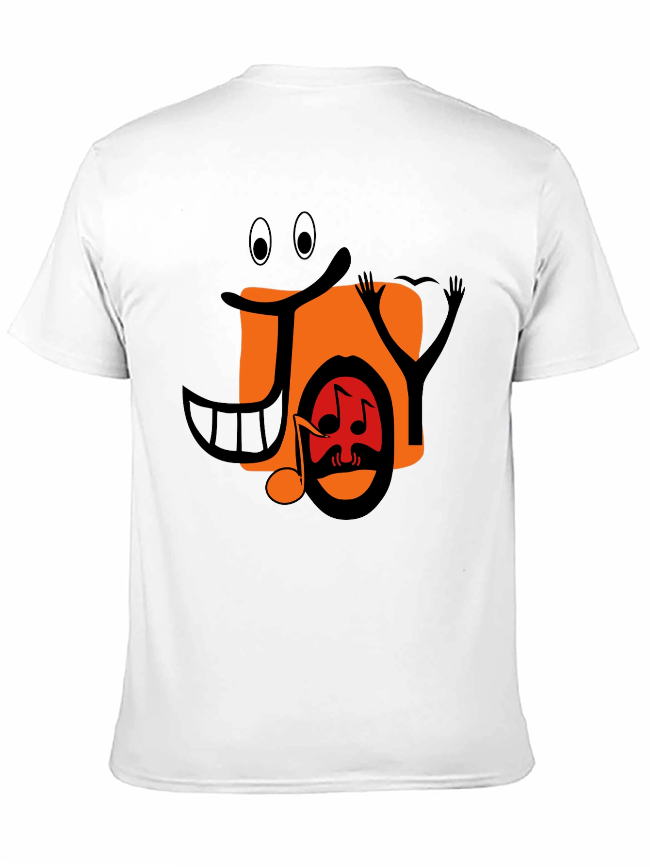Joyful Music Graphic Tee - Black Unisex T-Shirt