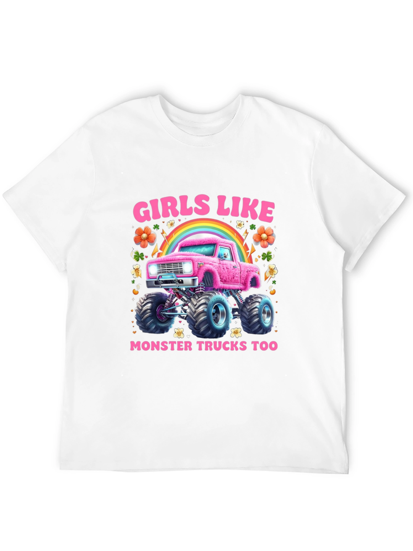 Girls Like Monster Trucks T-Shirt