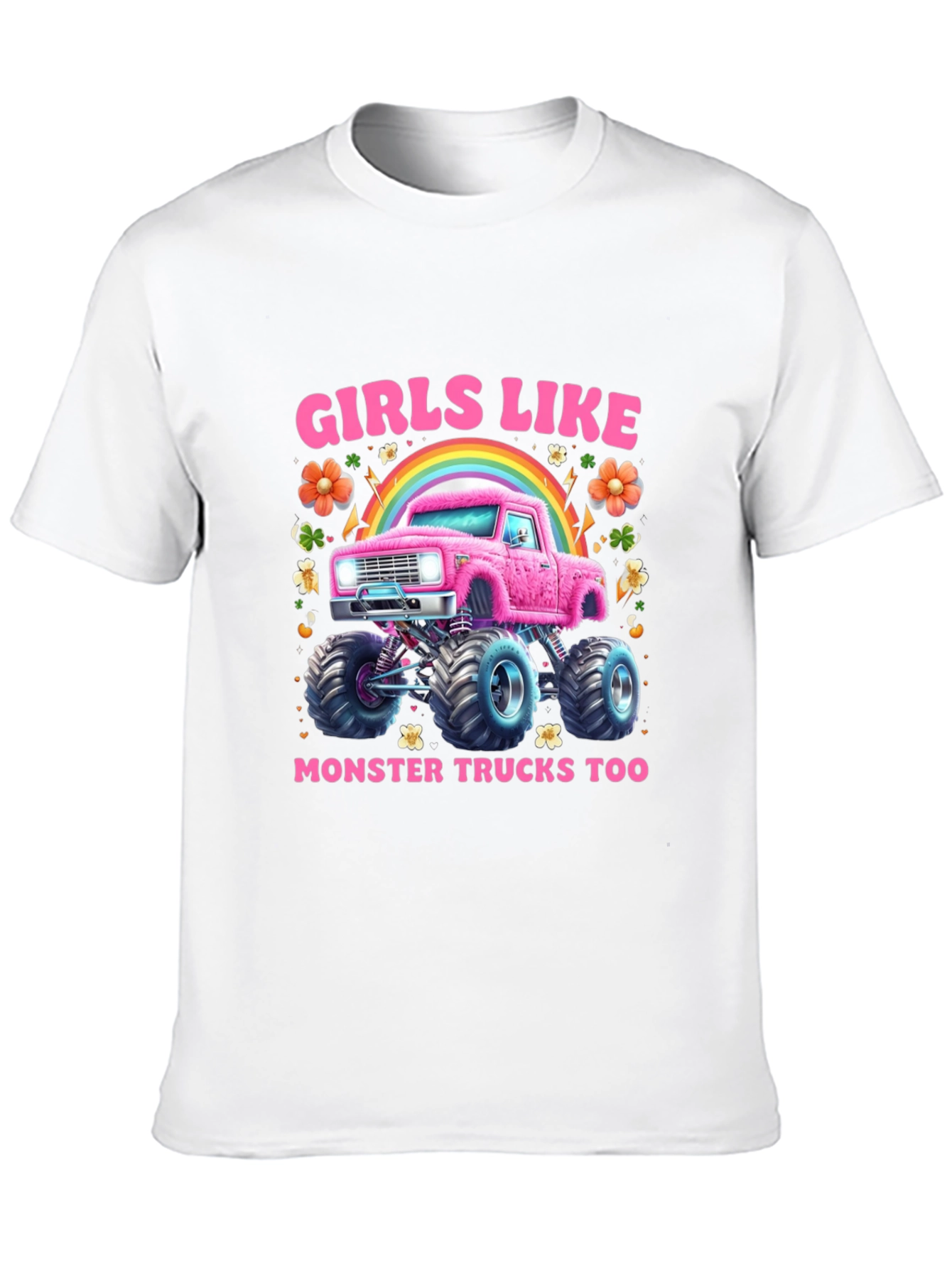Girls Like Monster Trucks T-Shirt