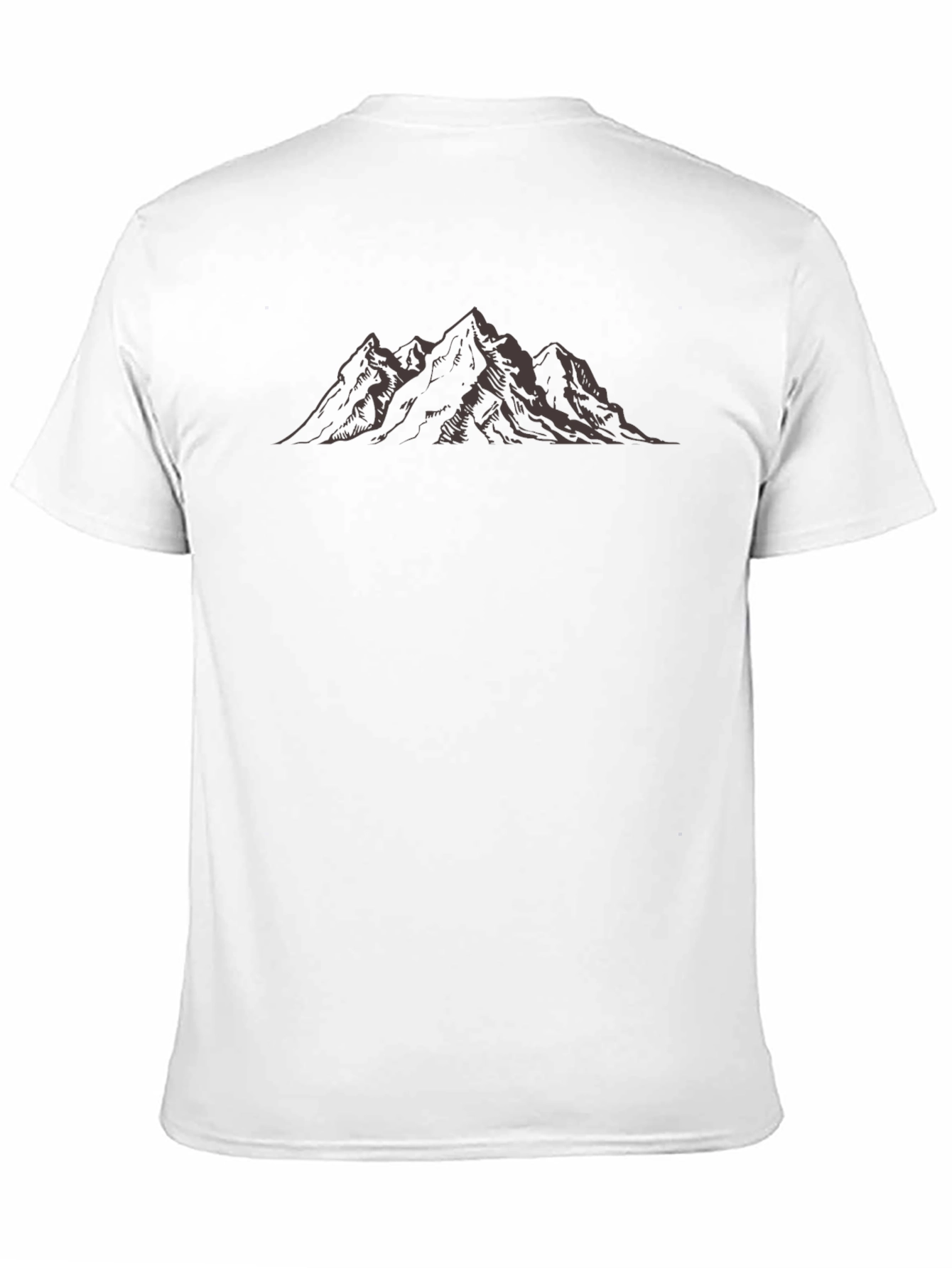 Mountain Peak Graphic Tee - Black