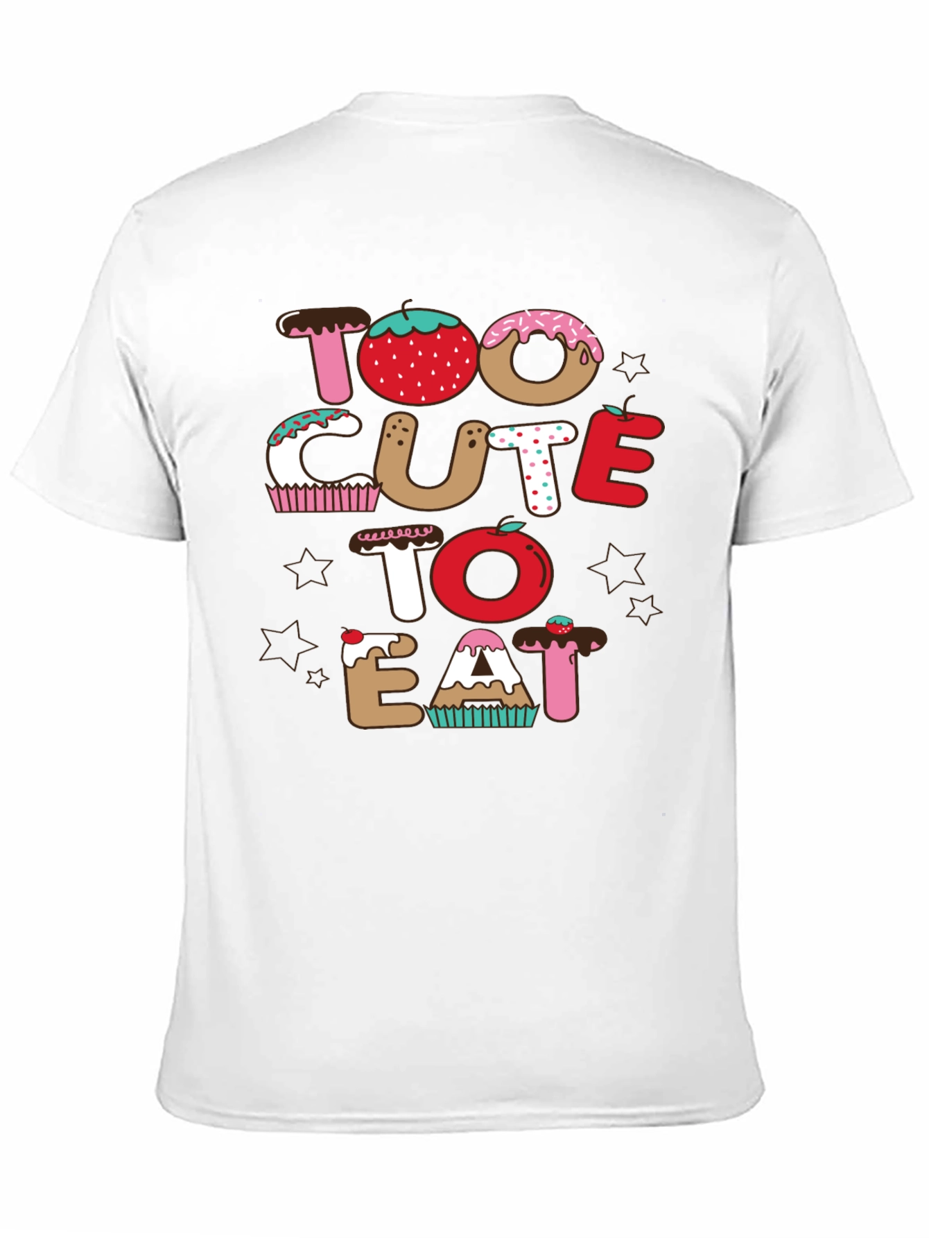 Too Cute To Eat Black T-Shirt