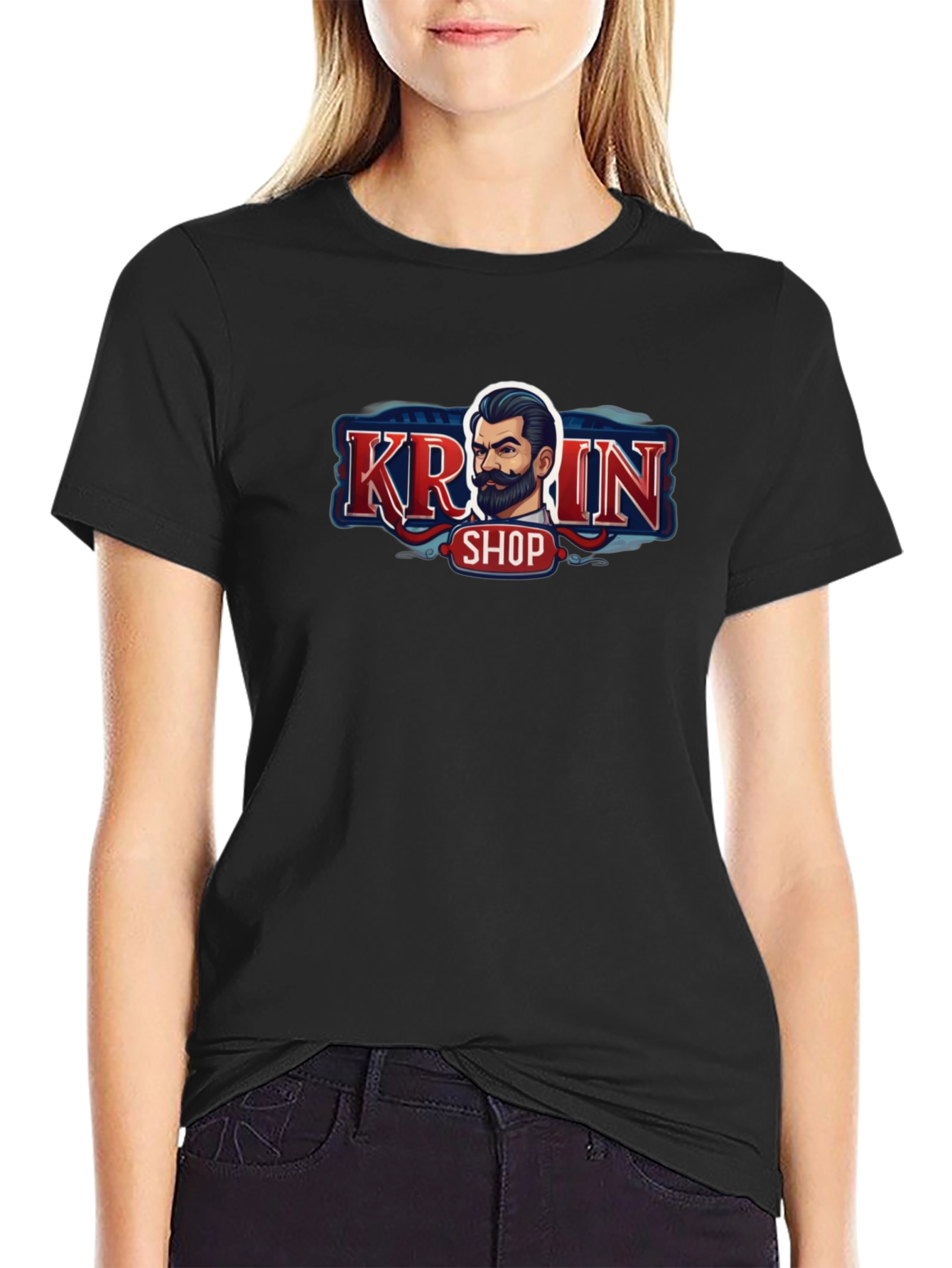 Kroin Shop Black T-Shirt