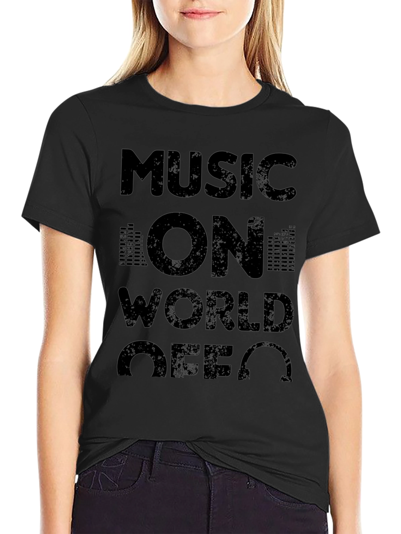 Music On World Off T-Shirt