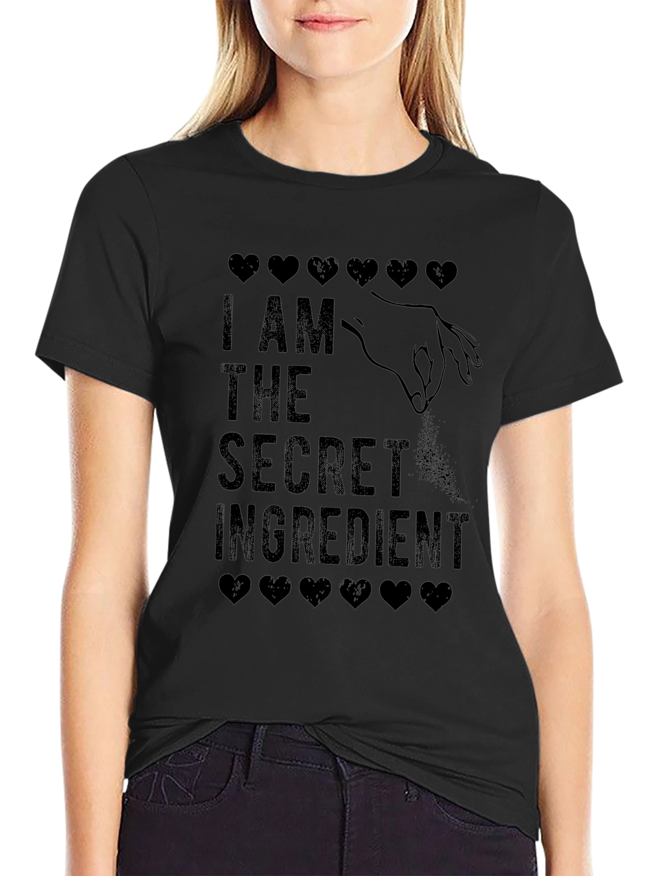 Secret Ingredient Mens Black T-Shirt